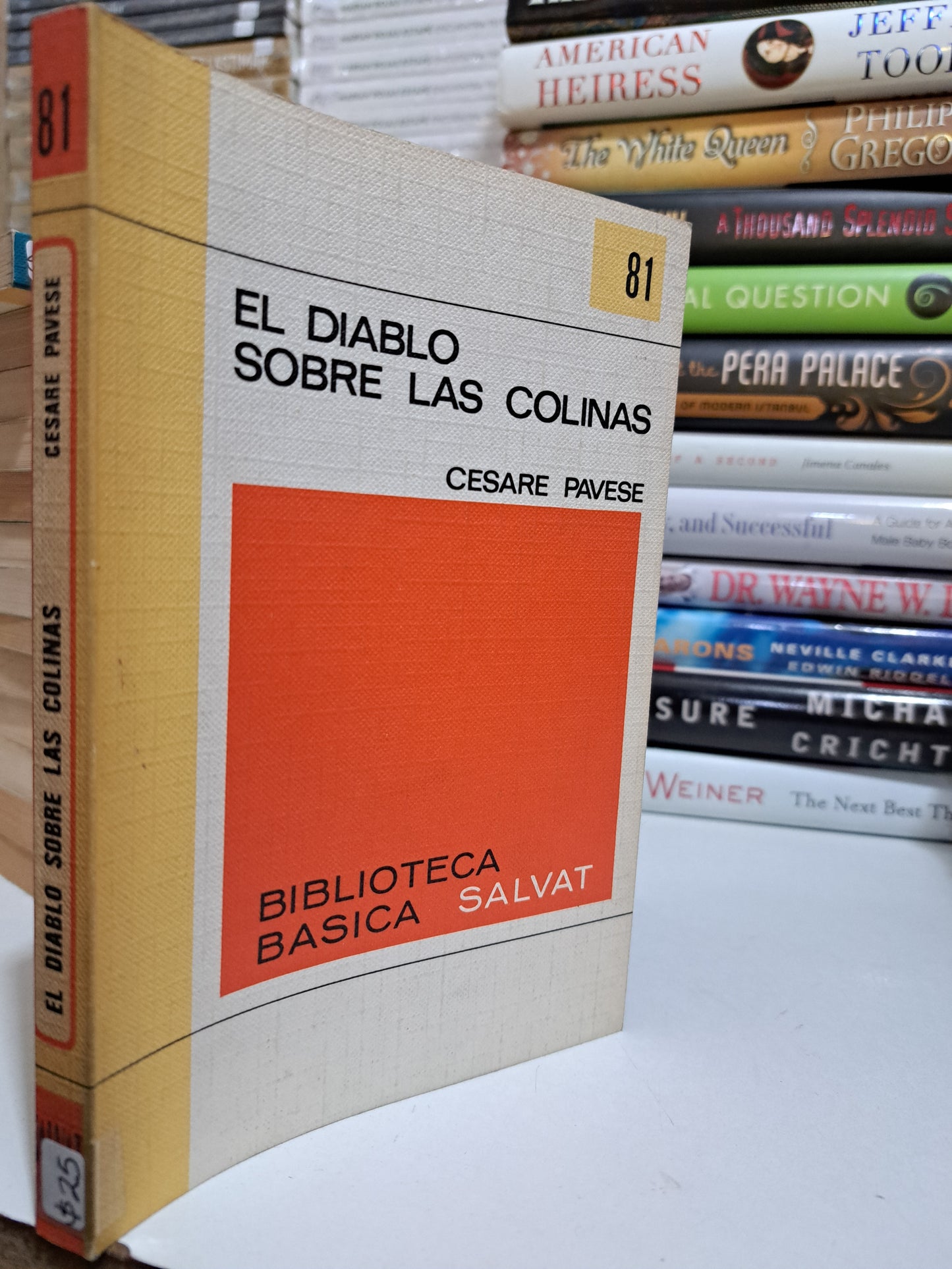 EL DIABLO SOBRE LAS COLINAS POR CESARE PAVESE USADO NOVELA JUÁREZ