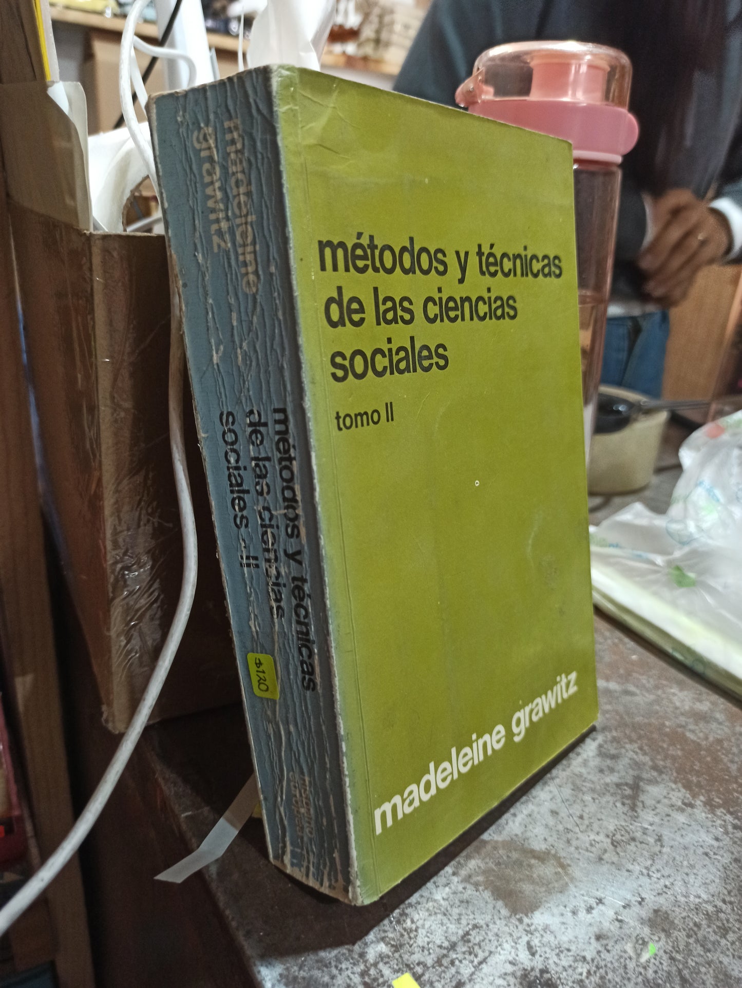 METODOS Y TECNICAS DE LAS CIENCIAS SOCIALES TOMO 2 POR MADELEINE GRAWITZ USADO SOCIOLOGÍA ALDAMA