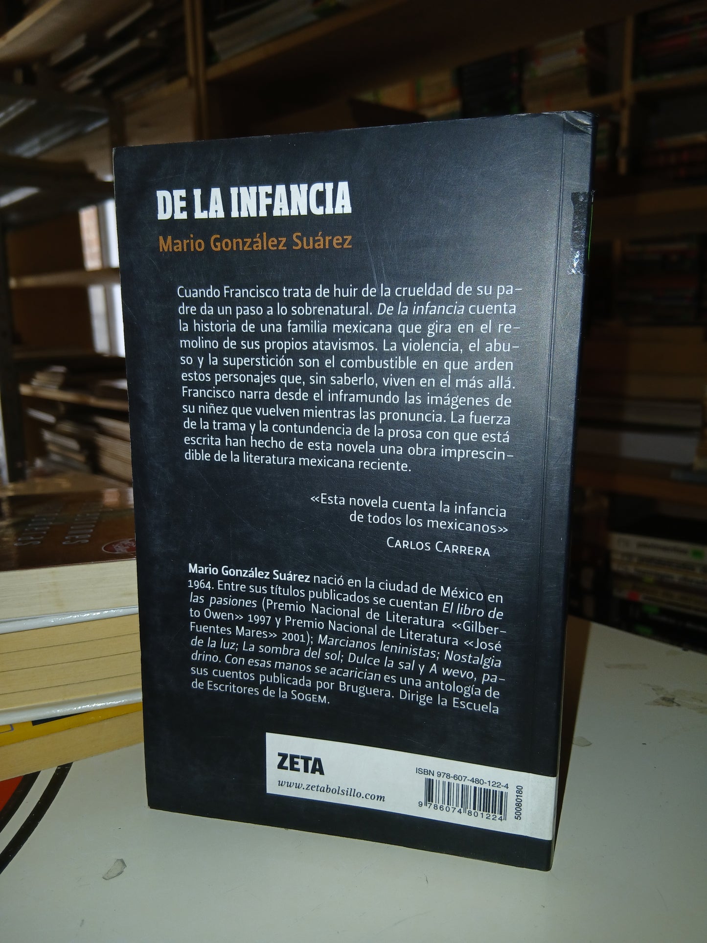 DE LA INFANCIA POR MARIO GONZÁLEZ SUÁREZ USADO NOVELA LITERARIO 207