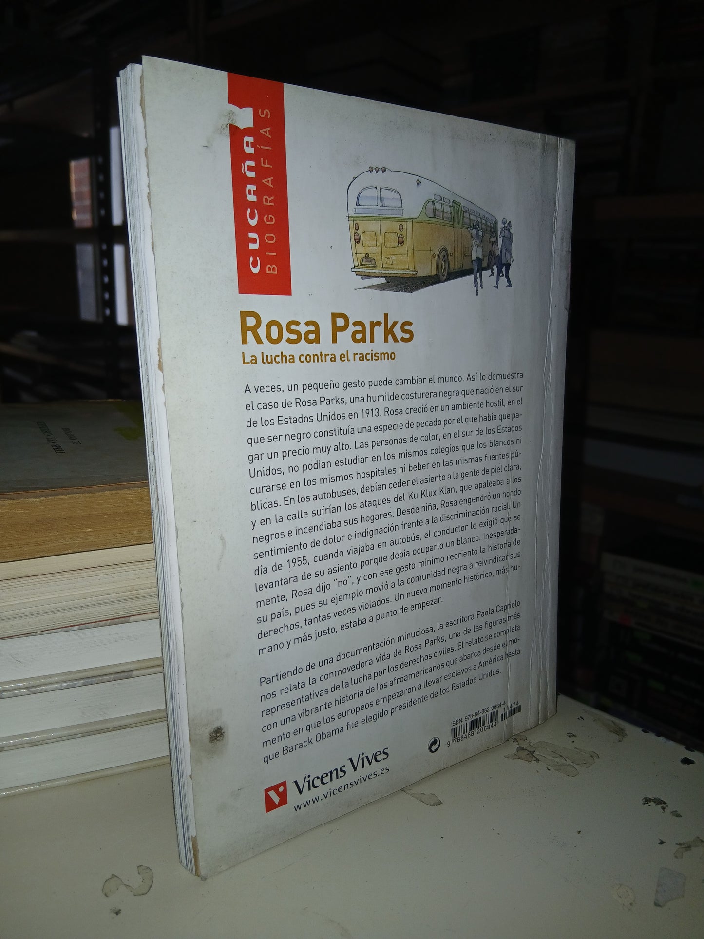 ROSA PARKS LA LUCHA CONTRA EL RACISMO POR PAOLA CAPRIOLO USADO NOVELA LITERARIO 207