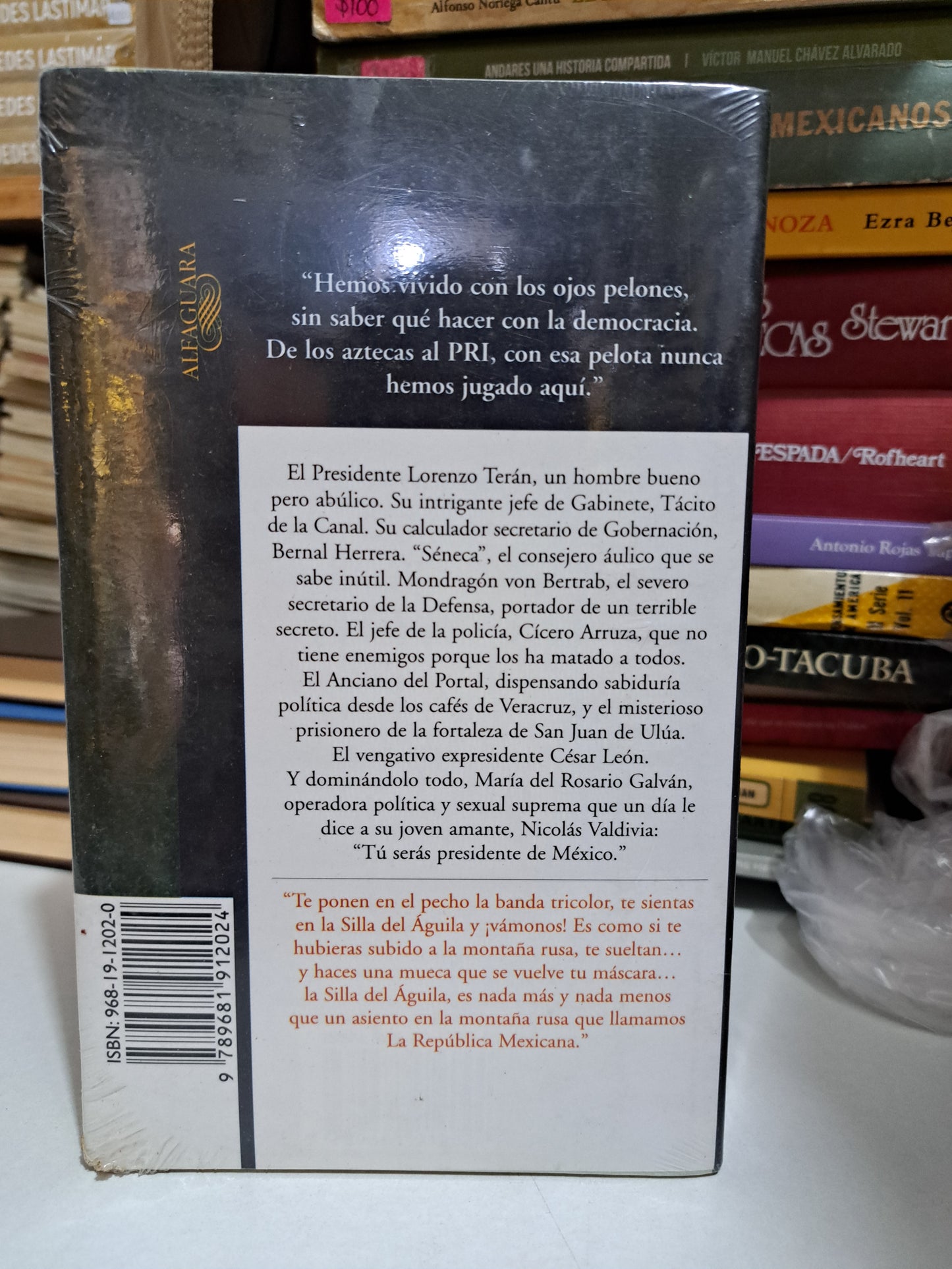LA SILLA DEL ÁGUILA CARLOS FUENTES USADO NOVELA JUÁREZ