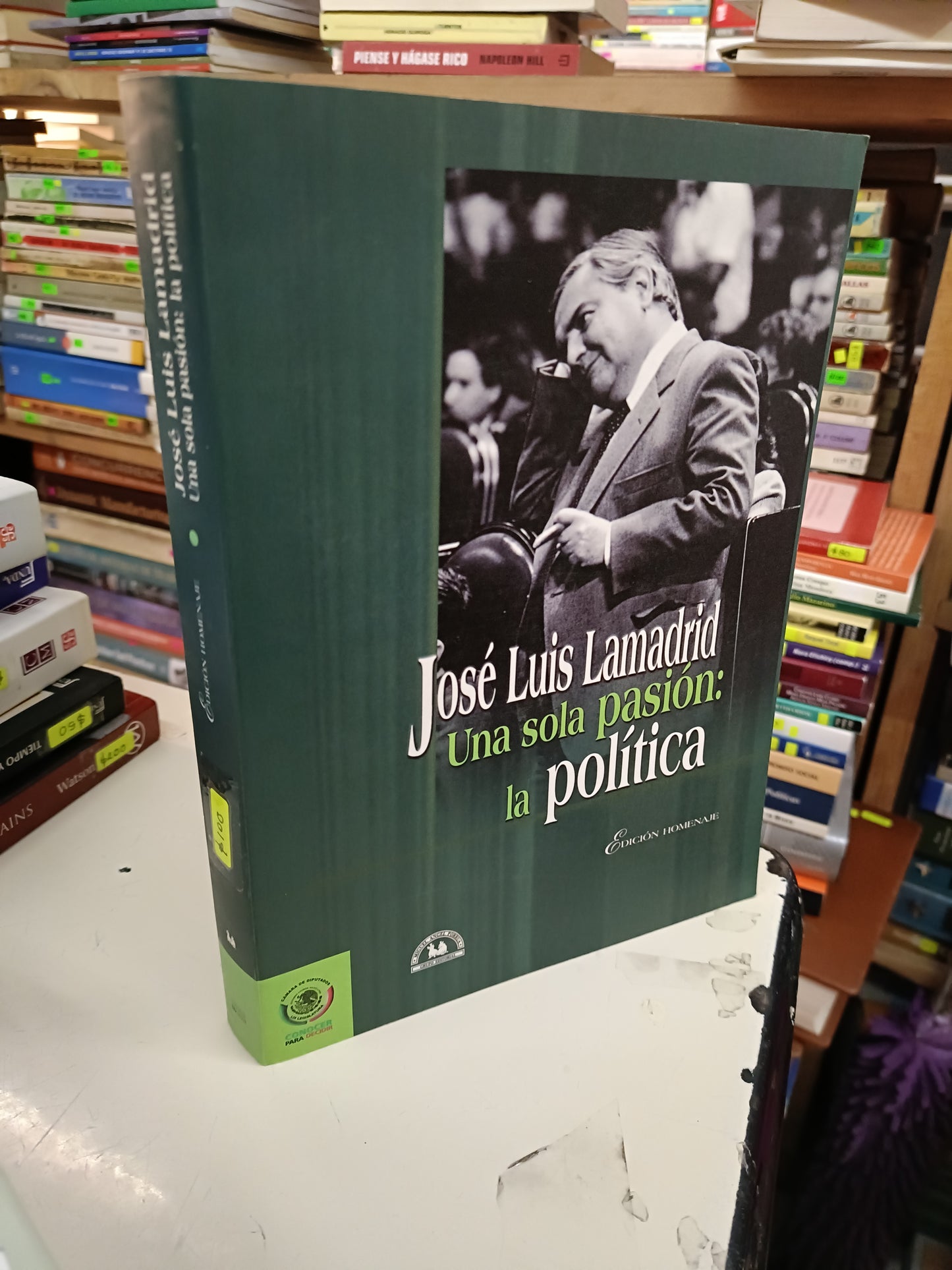 JOSÉ LUIS LAMADRID UNA SOLA PASIÓN: LA POLÍTICA USADO POLÍTICA LITERARIO 207