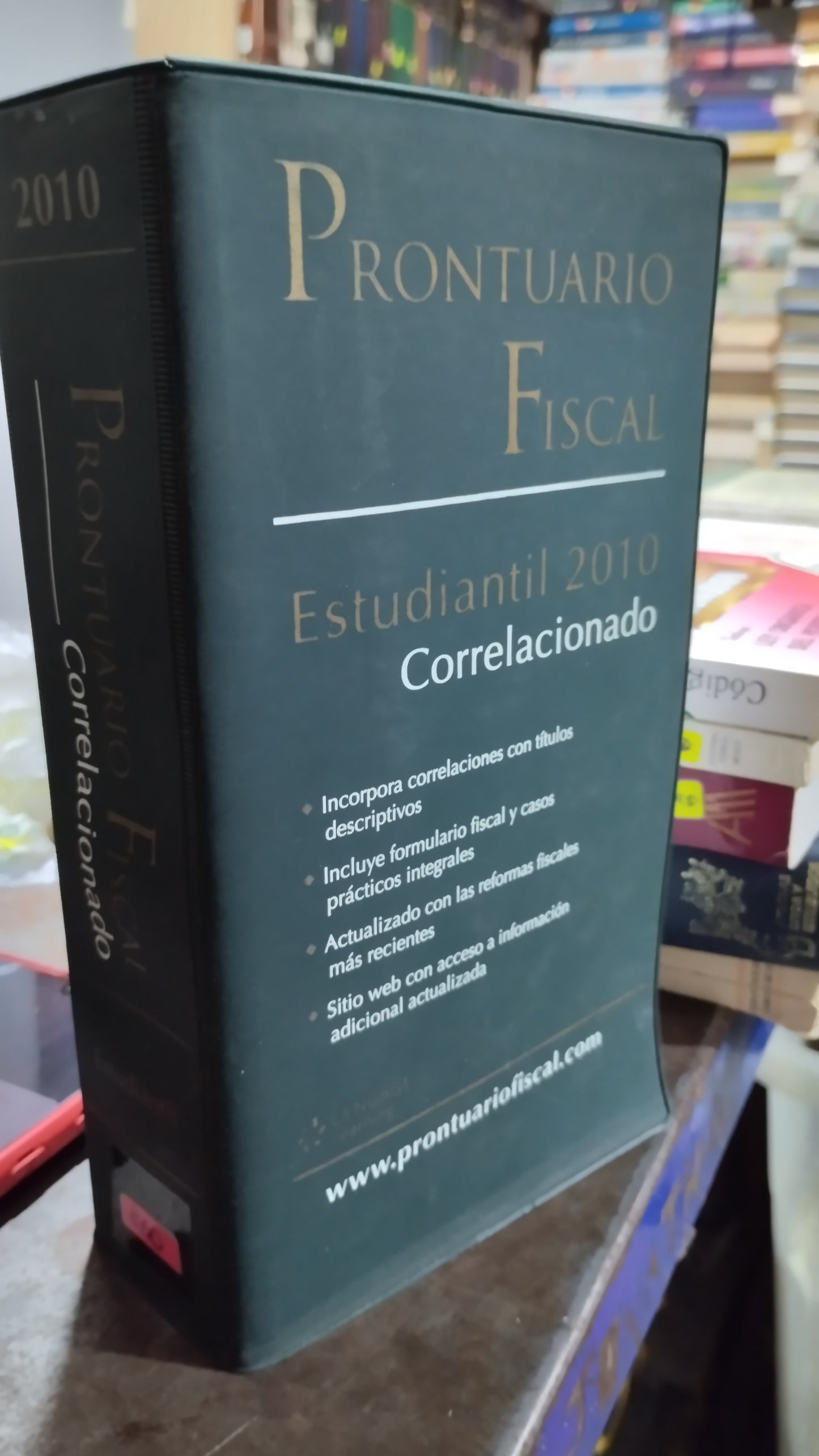 PRONTUARIO FISCAL ESTUDIANTIL 2010 CORRELACIONADO LIBRO USADO DERECHO ALDAMA