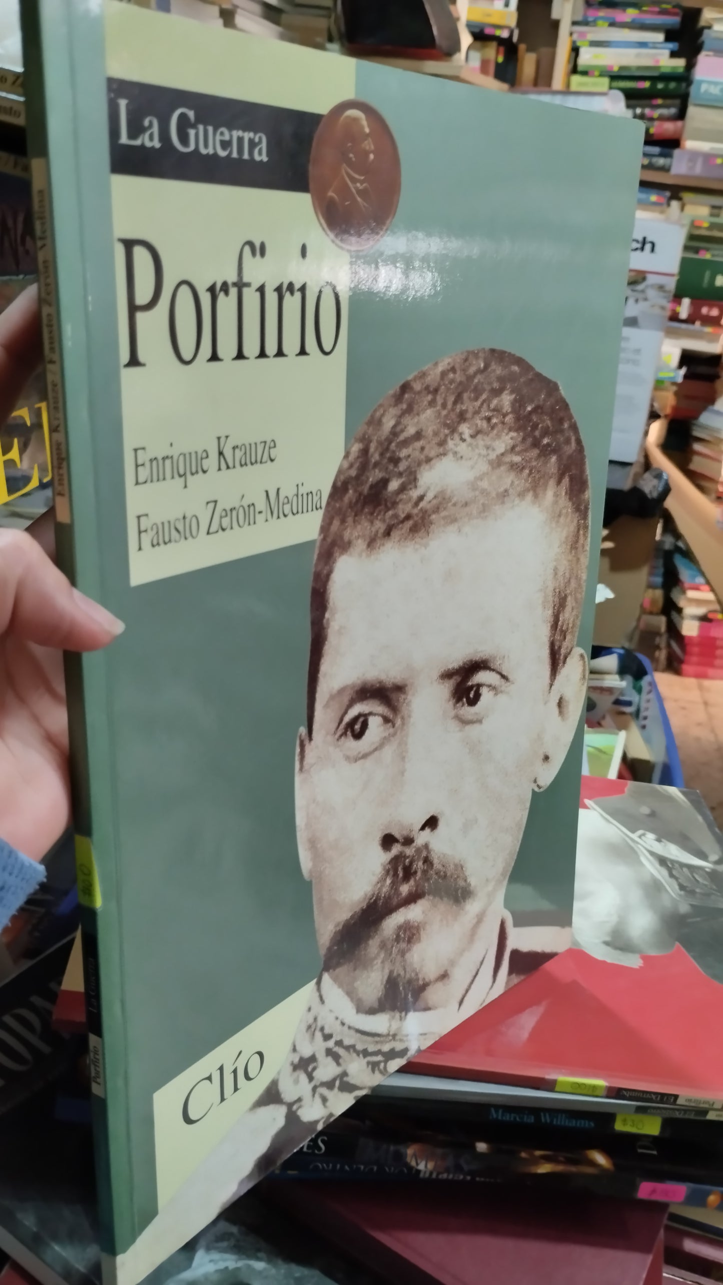 PORFIRIO LA GUERRA POR ENRIQUE KRAUZE LIBRO USADO HISTORIA ALDAMA