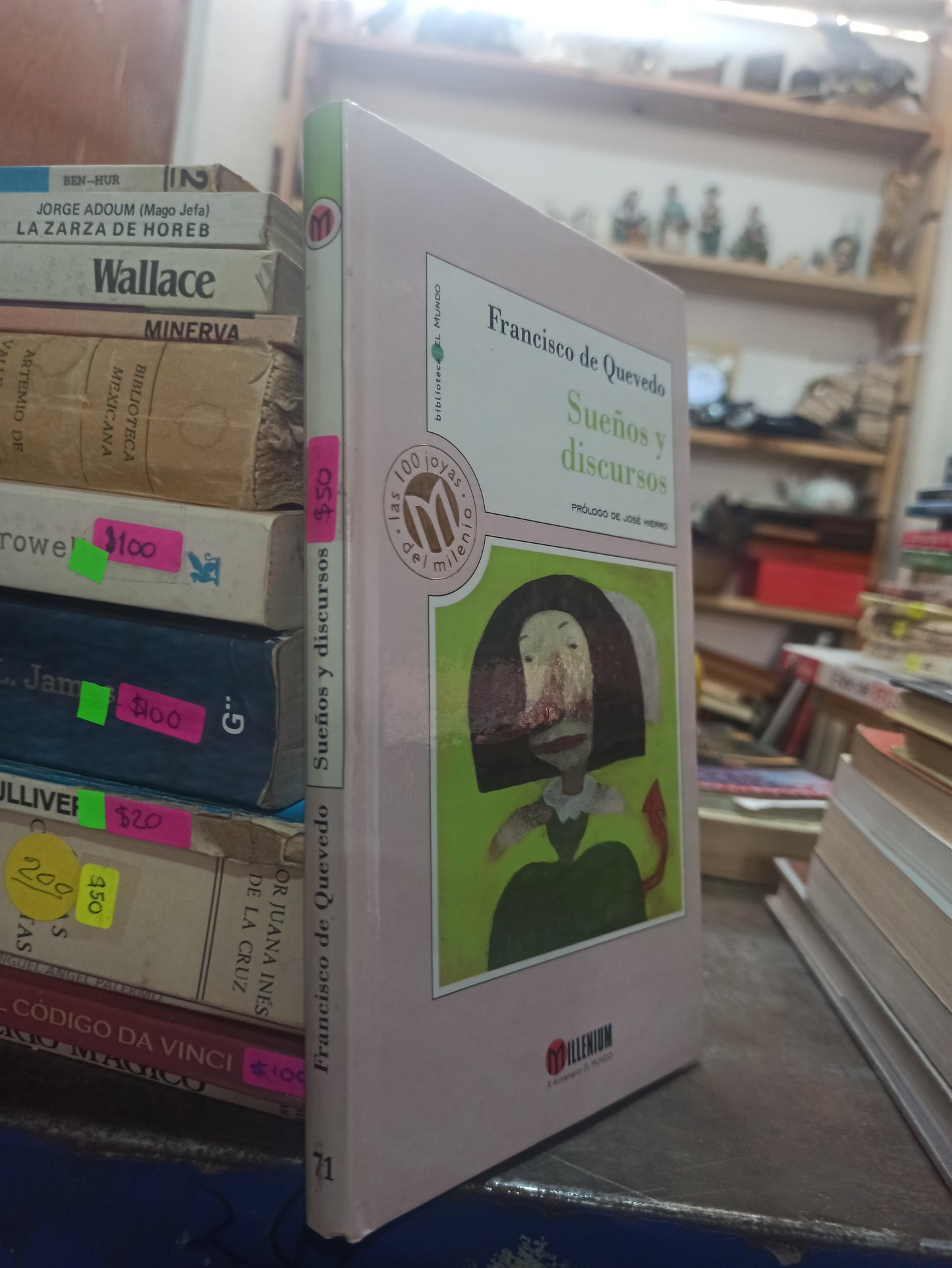 SUEÑOS Y DISCURSOS POR FRANCISCO DE QUEVEDO USADO NOVELAS ALDAMA