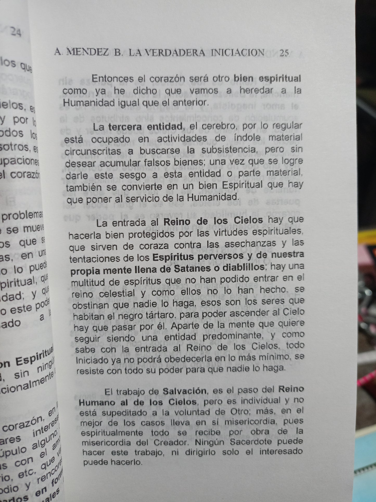 LA VERDADERA INICIACIÓN POR ARTURO MÉNDEZ BLACKALLER USADO MASONERÍA ALDAMA