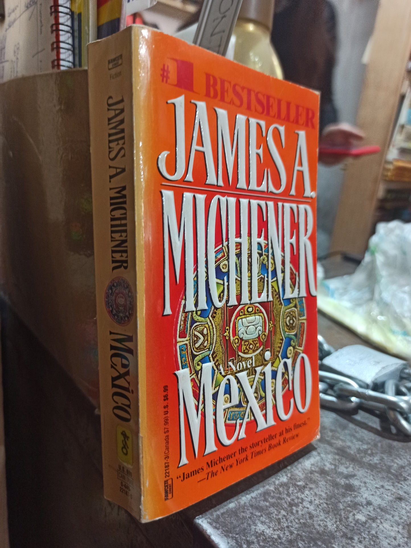 NOVEL MEXICO POR JAMES A. MICHENER USADO IDIOMAS ALDAMA