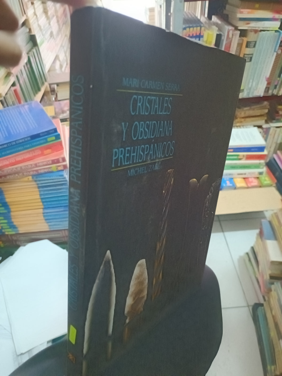 CRISTALES Y OBAIDIANA PREHISPANICOS POR MICHAEL ZABE USADO ARTE LOTERARIO 305