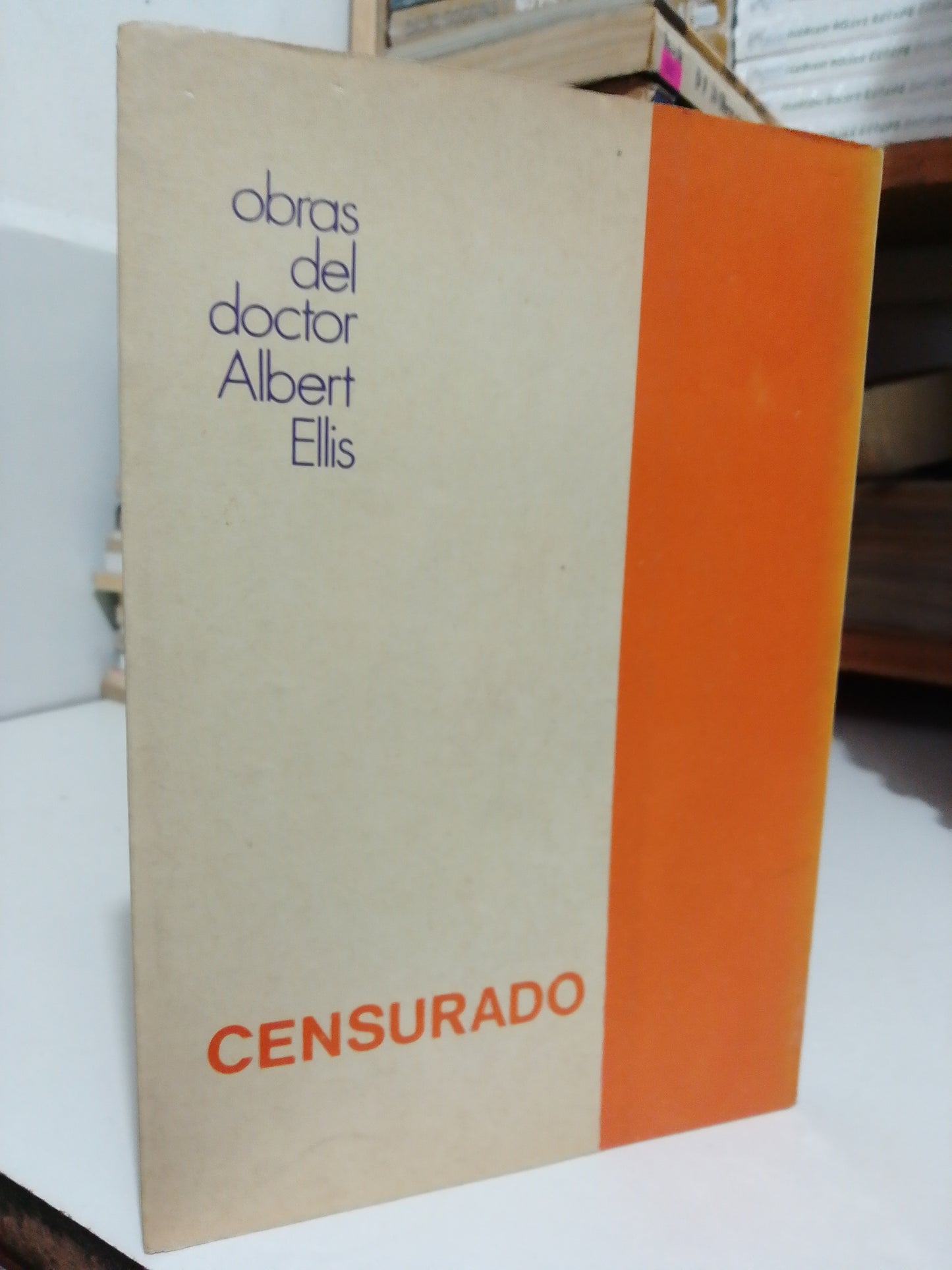 CENSURADO OBRAS DEL DOCTOR ALBERT ELLIS USADO NOVELA JUÁREZ