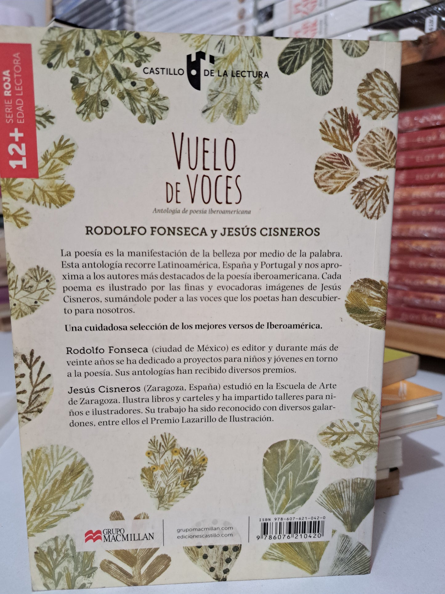 VUELO DE VOCES ANTOLOGÍA DE POESÍA IBEROAMERICANA RODOLFO FONSECA USADO POESÍA JUÁREZ
