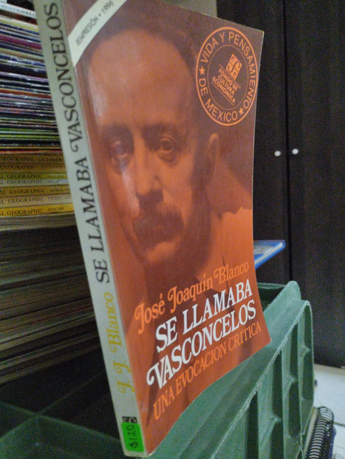 SE LLAMABA VASCONCELOS UNA EVOCACION CRITICA JOSE JOAQUIN BLANCO USADO NOVELAS JUAREZ 515