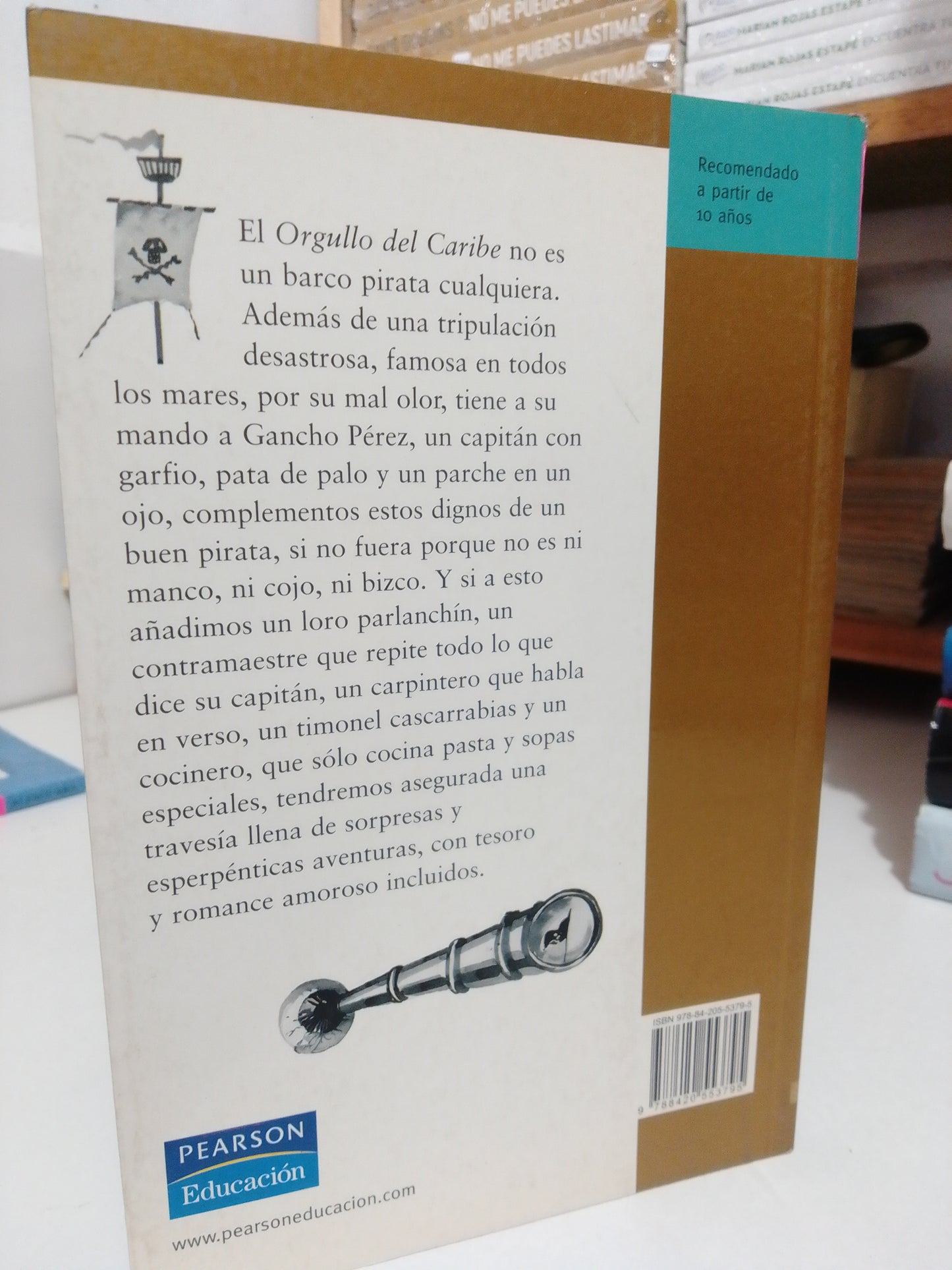 EL CAPITÁN GANCHO PÉREZ Y LOS VERSOS DE ODAS JOHN POR CARLOS REVIEJO USADO INFANTIL JUÁREZ