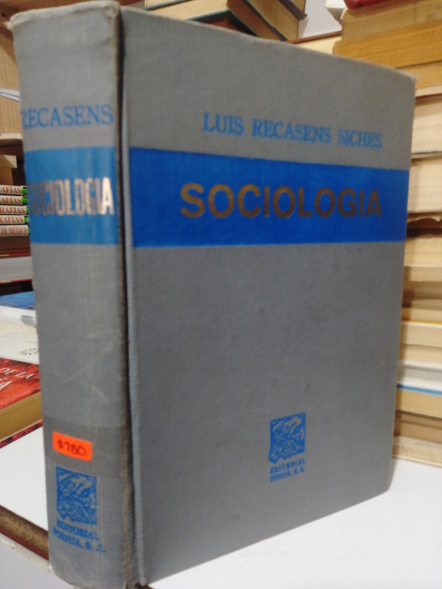 SOCIOLOGIA POR LUIS RECASENS SICHES USADO FILOSOFIA JUAREZ