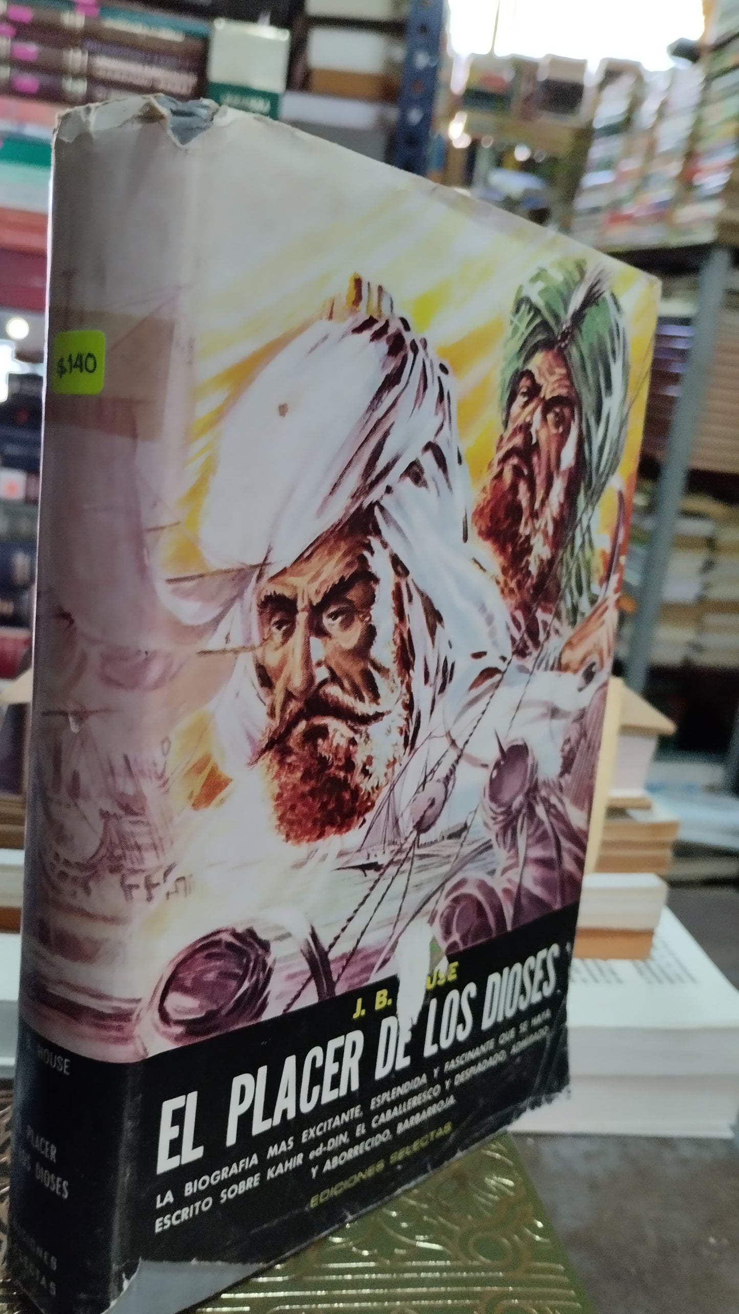 EL PLACER DE LOS DIOSES POR J B HOUSE LIBRO USADO ANTIGUO ALDAMA