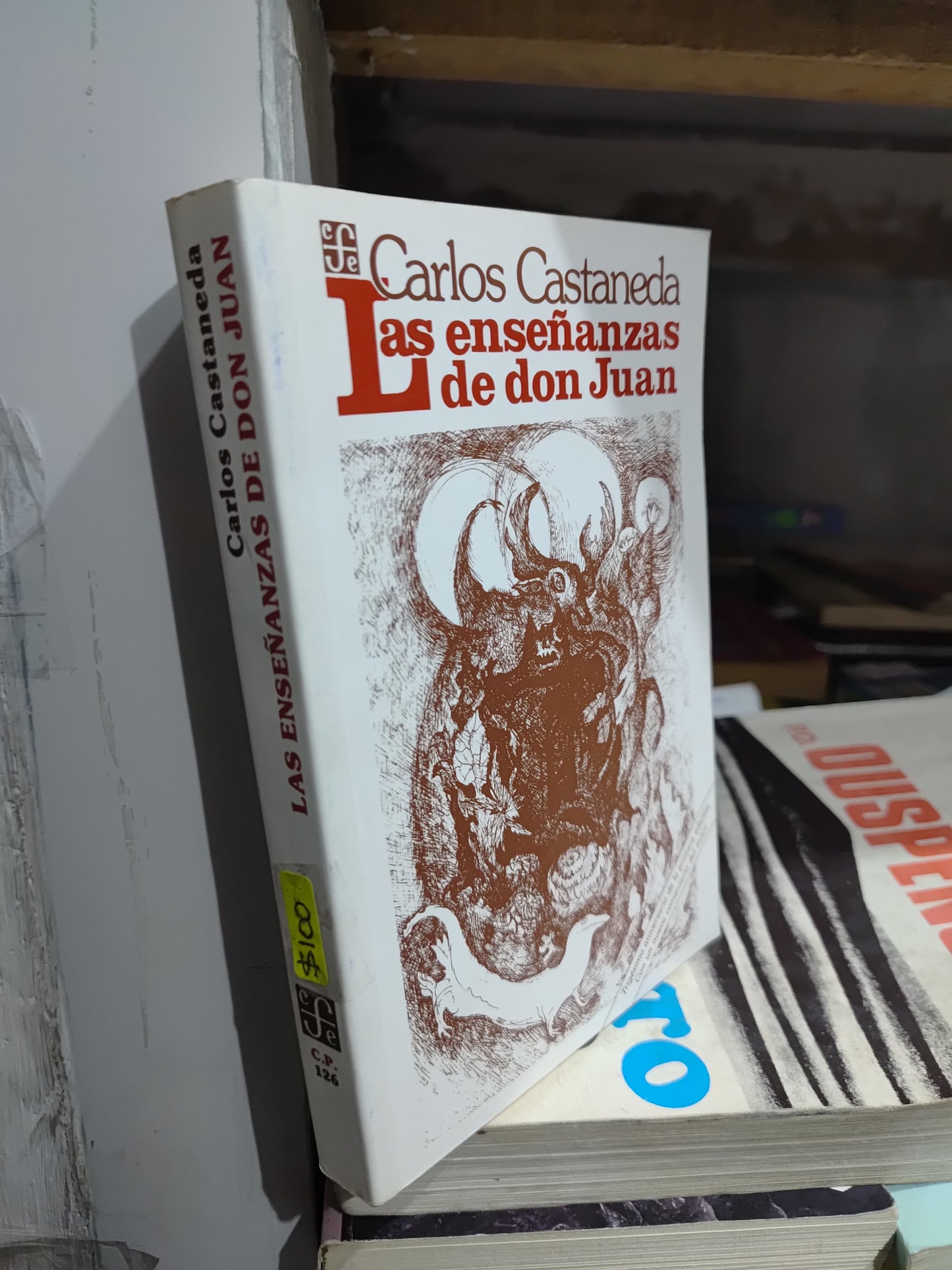 LAS ENSEÑANZAS DE DON JUAN POR CARLOS CASTAÑEDA USADO NOVELAS JUAREZ