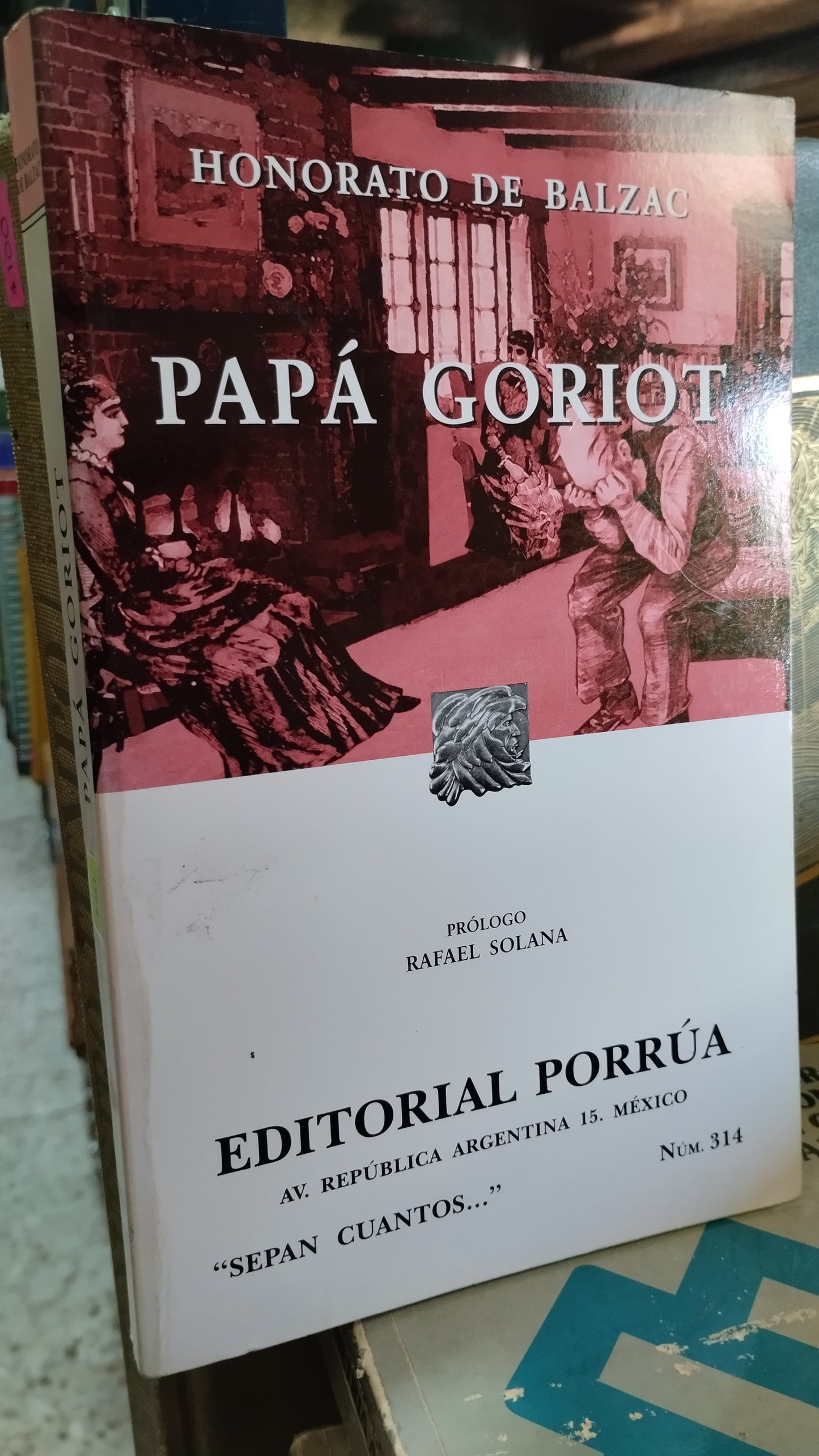 PAPA GORIOT POR HONORATO DE BALZAC LIBRO USADO NOVELAS ALDAMA