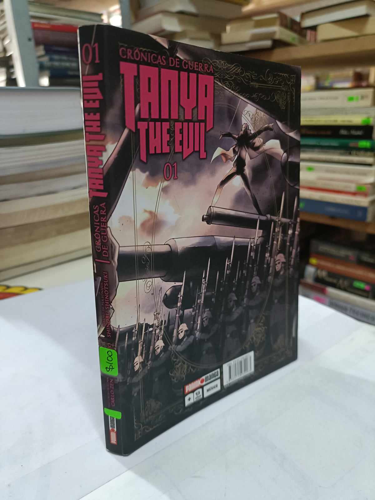 CRONICAS DE GUERRA TANYA THE EVIL 01 MANGA POR CARLO ZEN USADO NOVELA LITERARIO 207