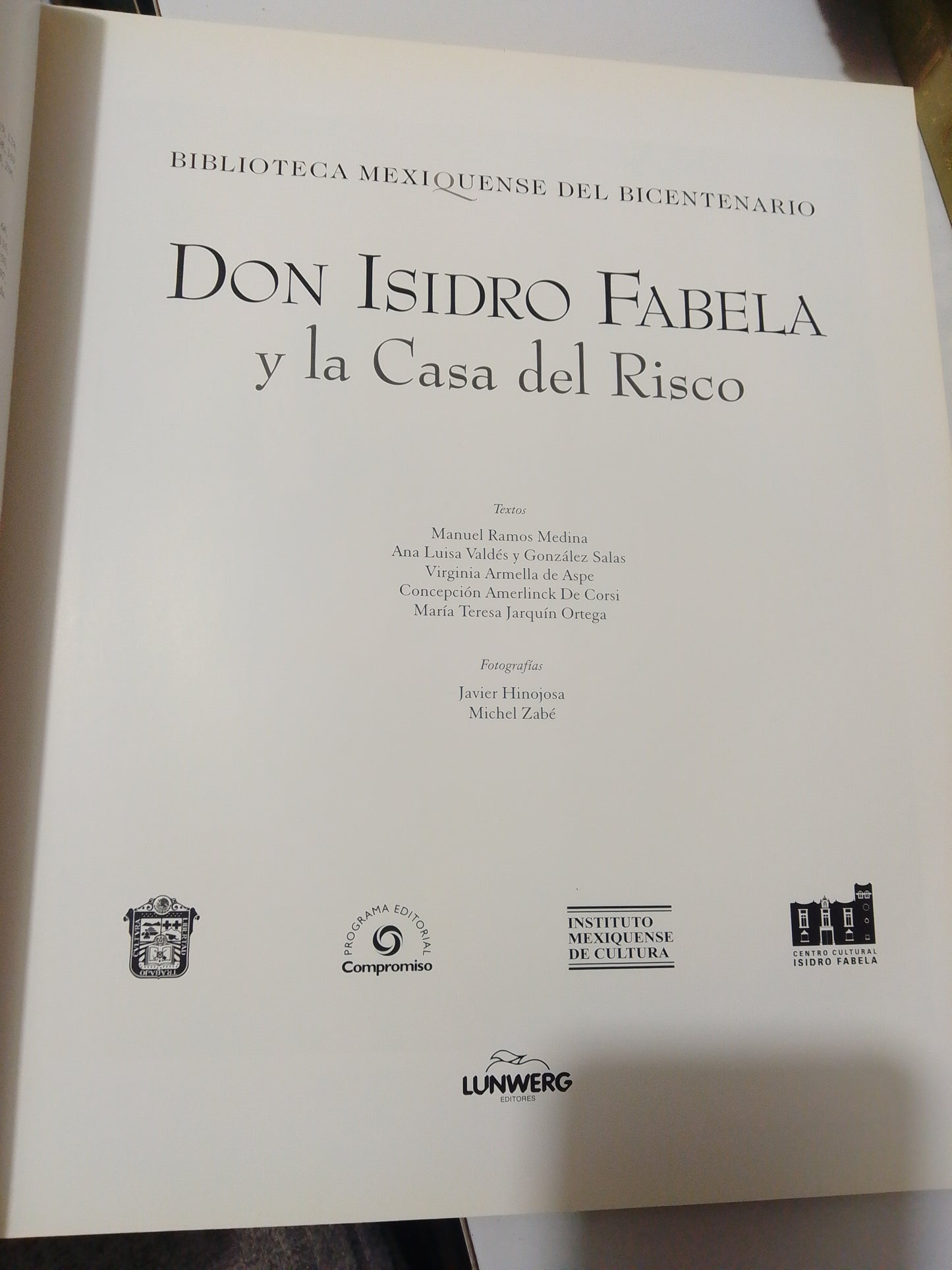 DON ISIDRO FABELA Y LA CASA DEL RISCO USADO ARTE JUAREZ