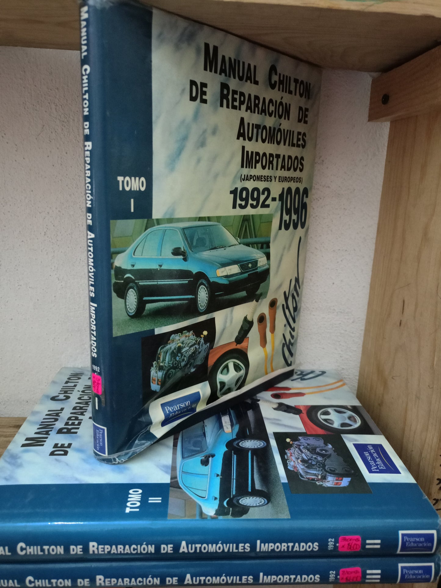 MANUAL CHILTON DE REPARACION DE AUTOMOVILES IMPORTADOS TRES TOMOS USADO MATE LITERARIO 305