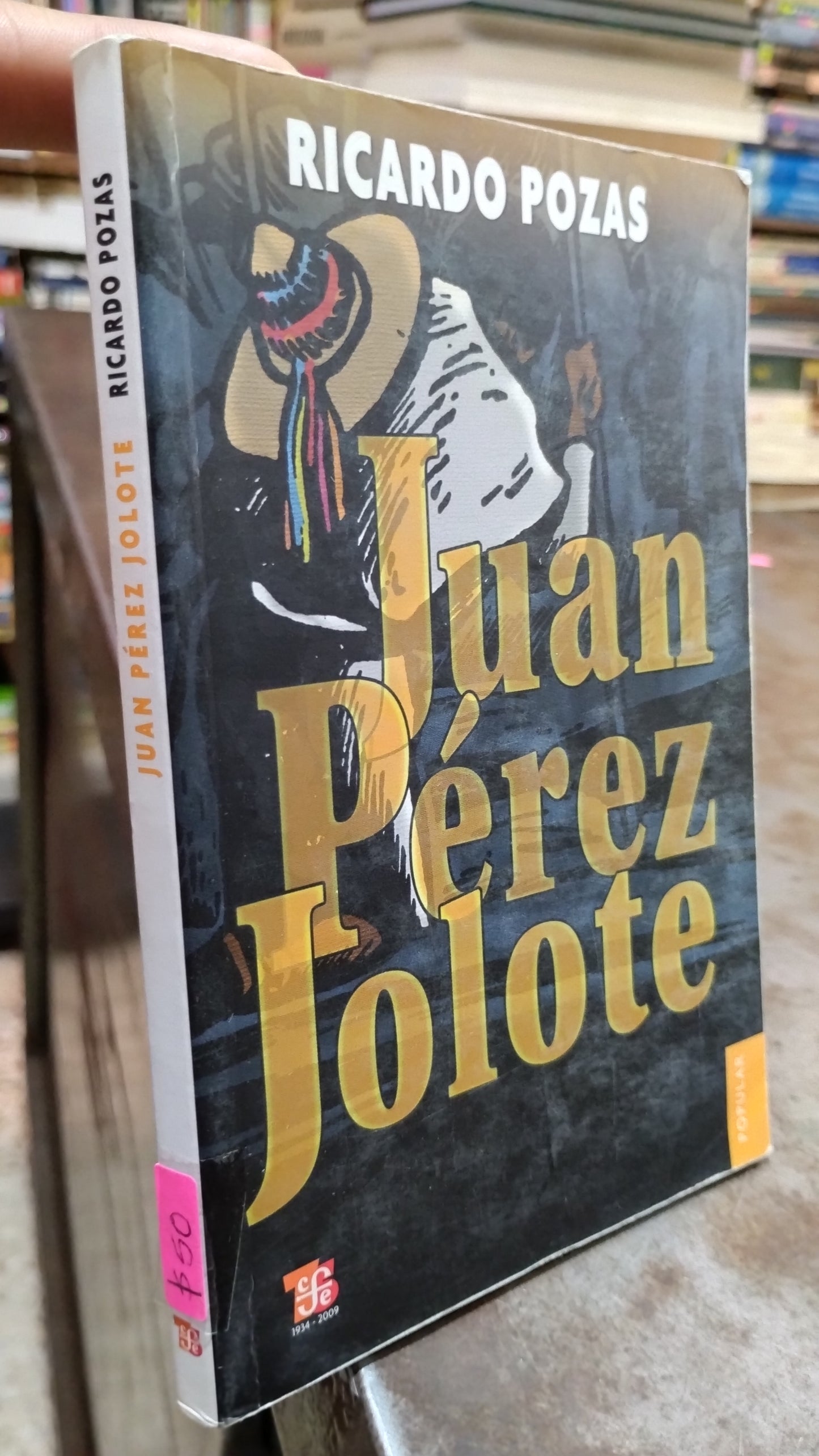 JUAN PEREZ JOLOTE POR RICARDO POZAS LIBRO USADO NOVELAS ALDAMA