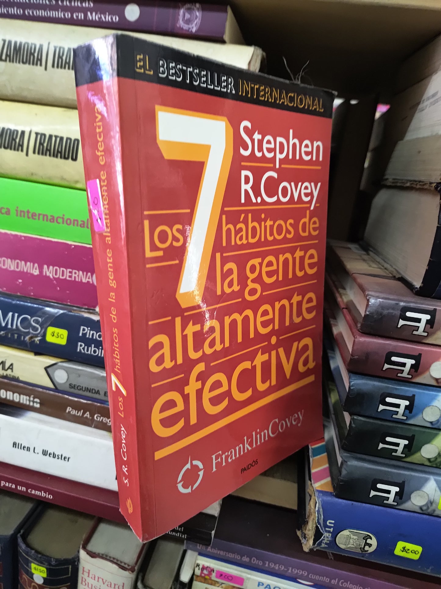 LOS 7 HABITOS DE LA GENTE ALTAMENTE EFECTIVA POR STEPHEN R. COVEY USADO SUP PERSONAL LITERARIO 207