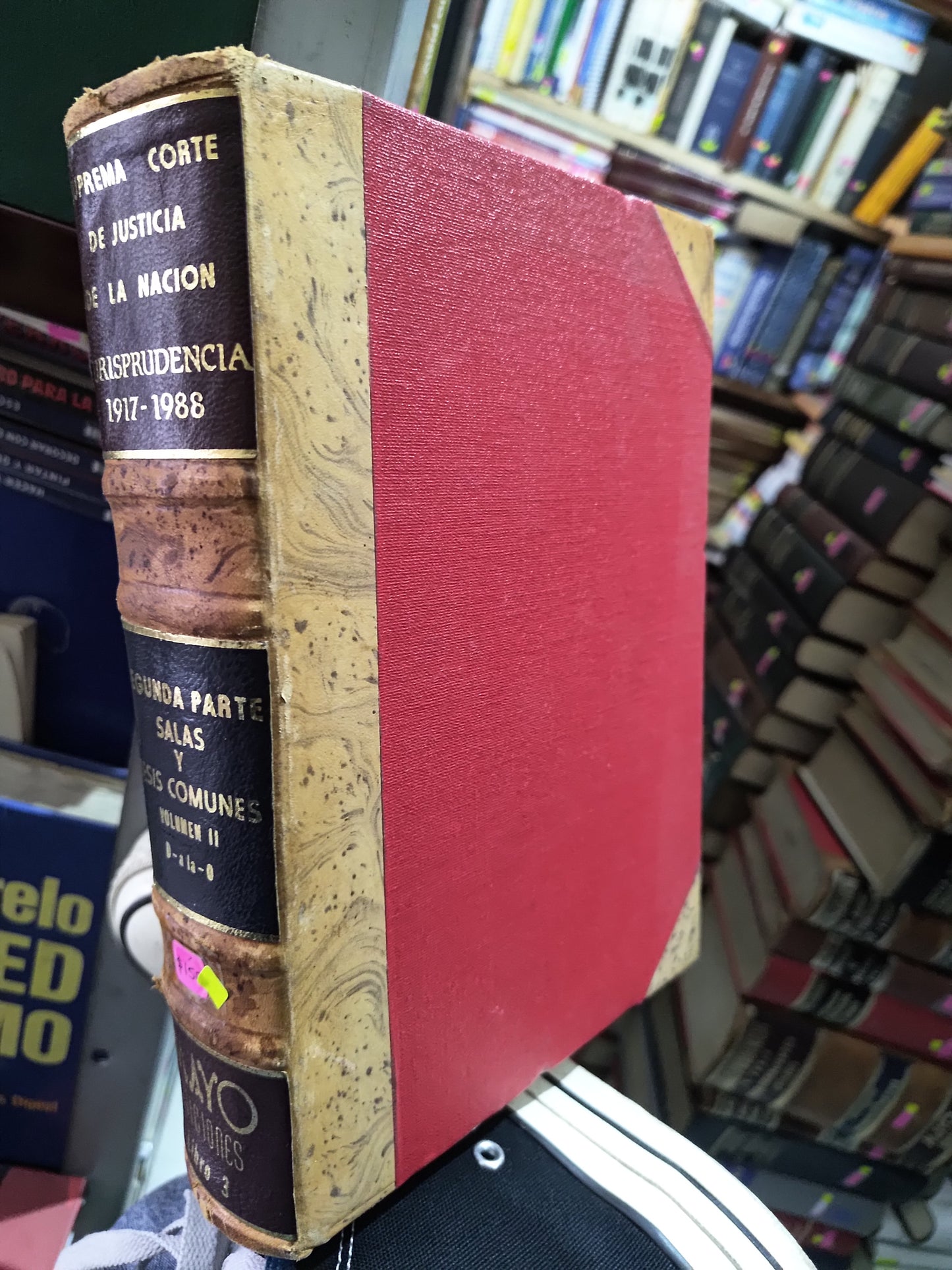 SEGUNDA PARTE SALAS Y TESIS COMUNES VOL 2 POR ULISES SCUMILL ORDOÑEZ USADO DERECHO JUAREZ 515