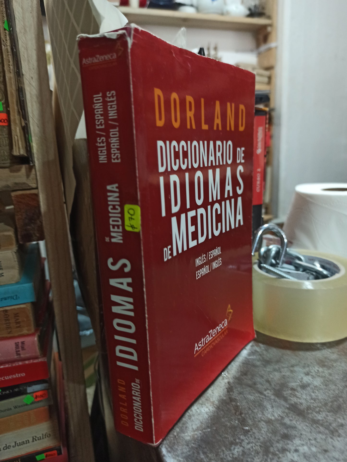DICCIONARIO DE IDIOMAS DE MEDICINA POR EDITORIAL ASTRAZENECA USADO SALUD ALDAMA