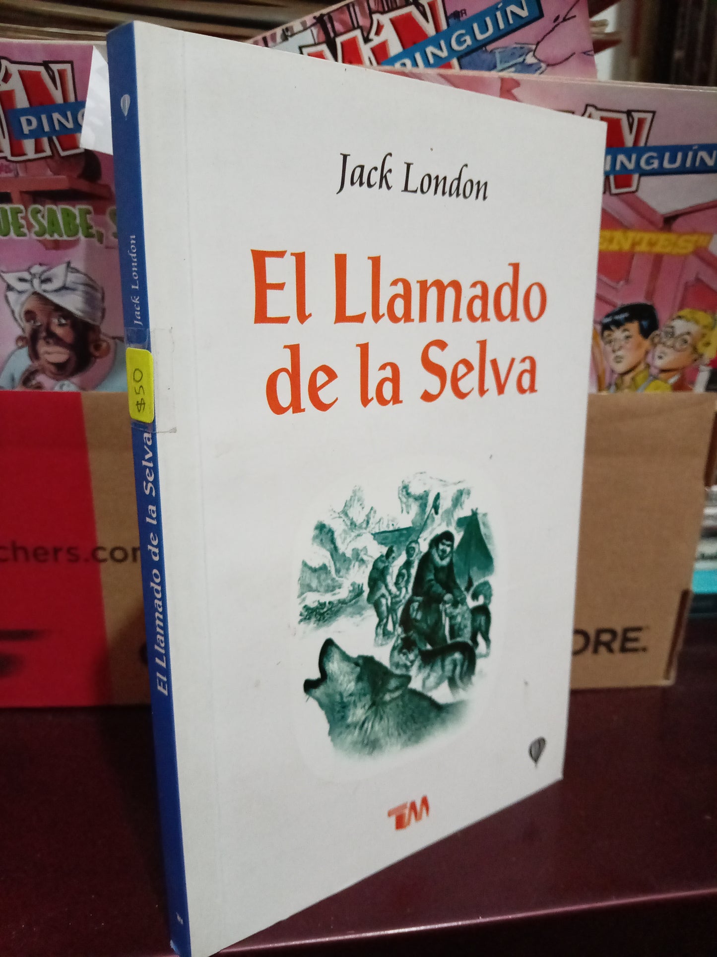 LA LLAMADA DE LA SELVA POR JACK LONDON USADO NOVELA LITERARIO 305