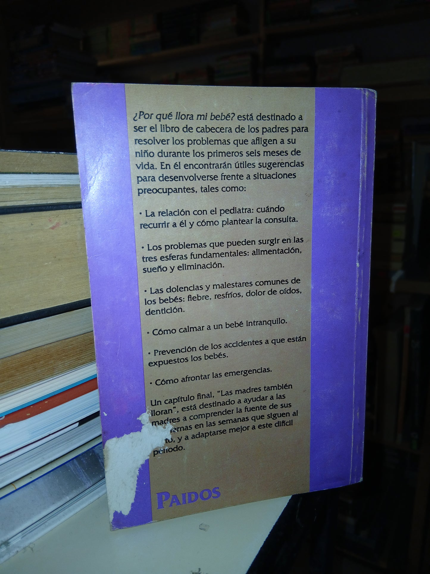 ¿POR QUÉ LLORA MI BEBÉ? E. SHUKAT Y A. HAINES USADO SUPERACIÓN PERSONAL LITERARIO 207