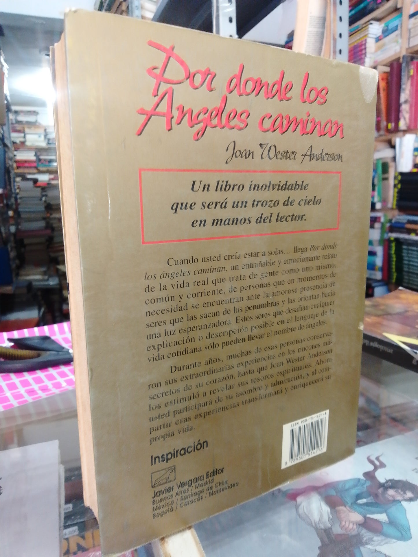 POR DONDE LOS ANGELES CAMINAN POR JOAN WESTER ANDERSON USADO NOVELA JUÁREZ