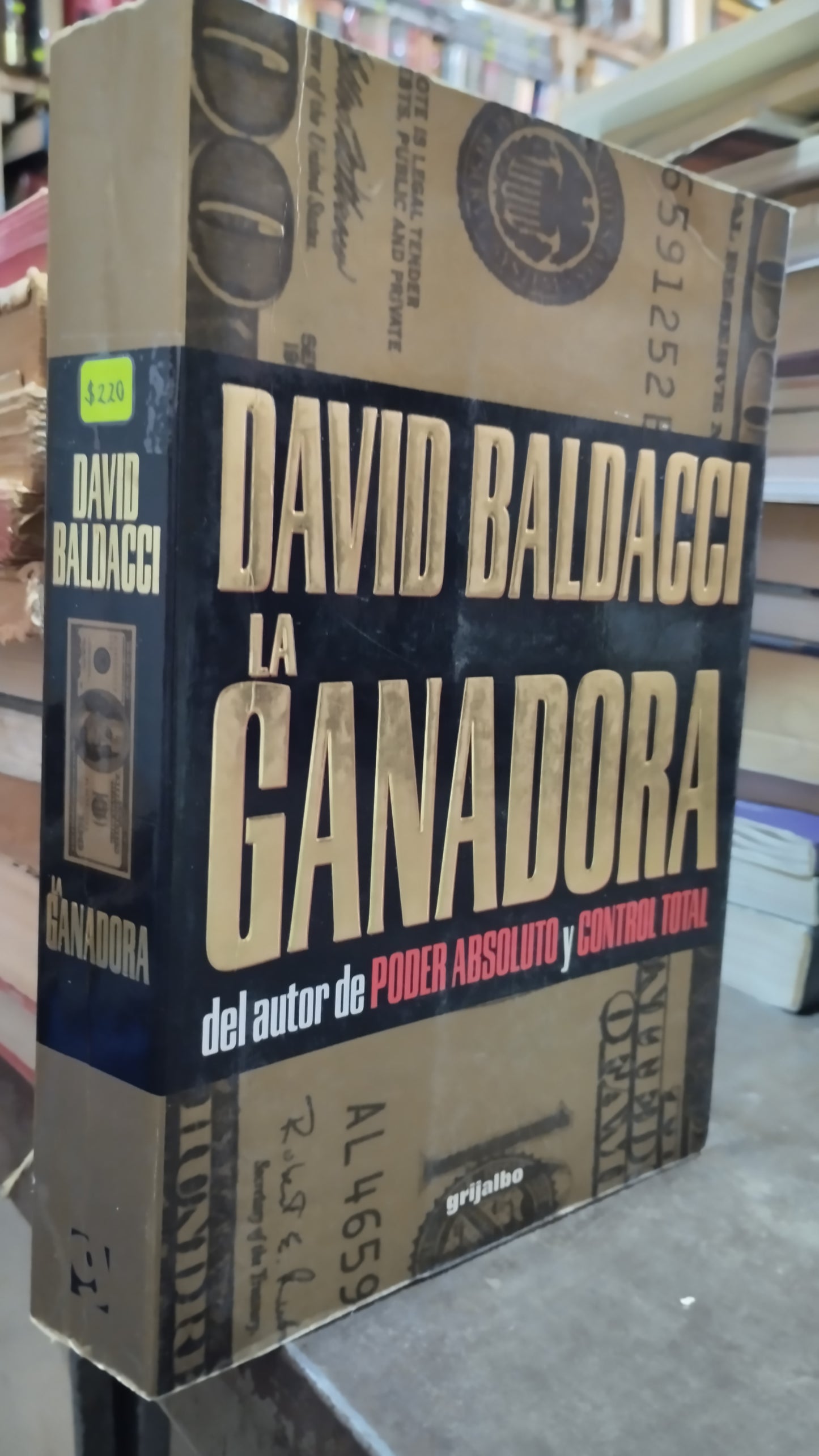 LA GANADORA POR DAVID BALDACCI LIBRO USADO ANTIGUO ALDAMA