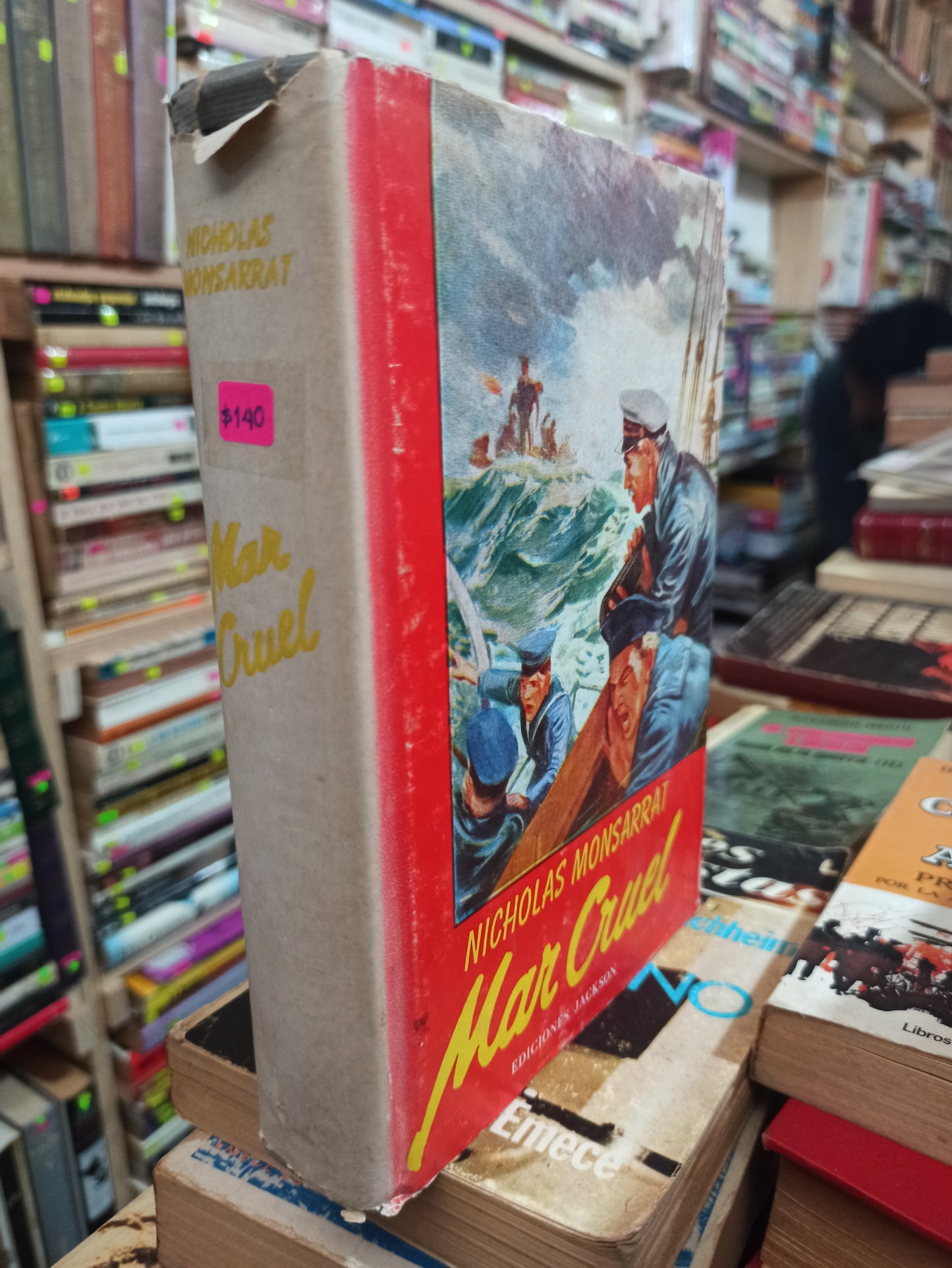 MAR CRUEL POR NICHOLAS MONSARRAT USADO NOVELAS ALDAMA