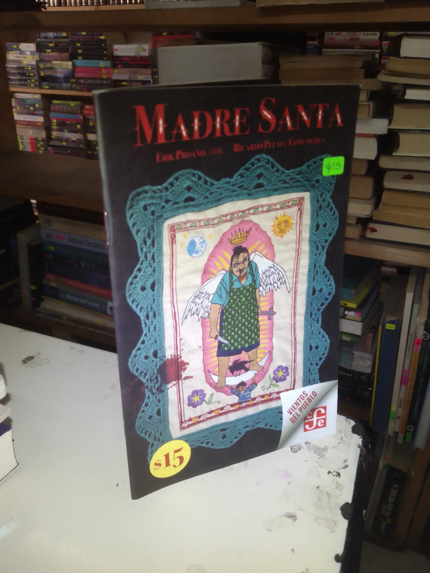 MADRE SANTA POR ERIK PROAÑO Y RICARDO PELAEZ GOYCOCHEA NOVELA LITERARIO 207