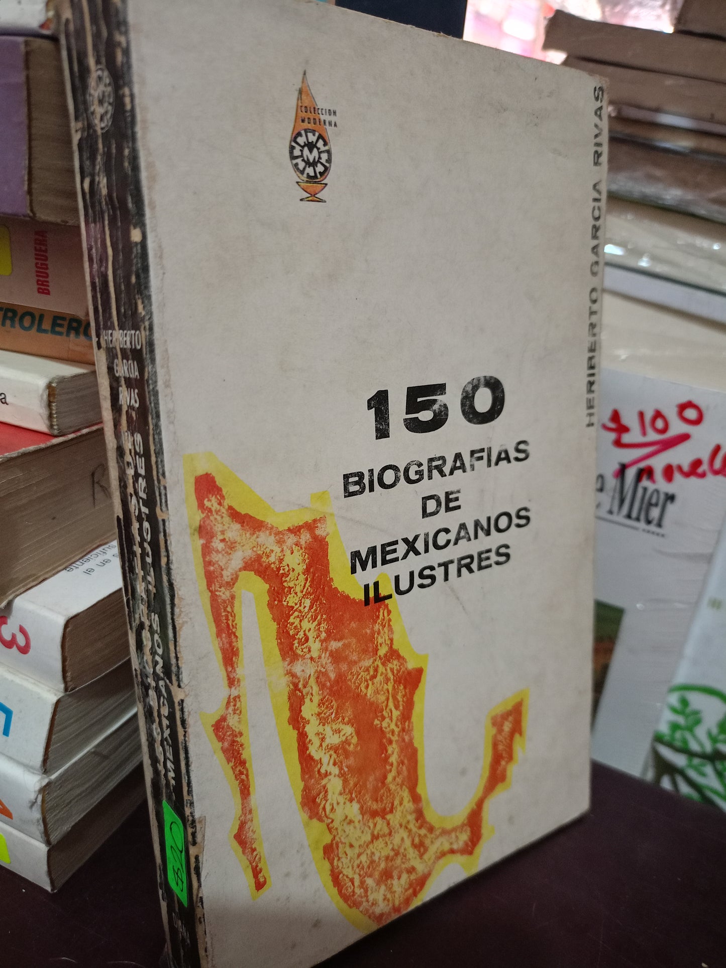 150 BIOGRAFIAS DE MEXICANOS ILUSTRES HERIBERTO GARCÍA RIVAS USADO HISTORIA LITERARIO 305