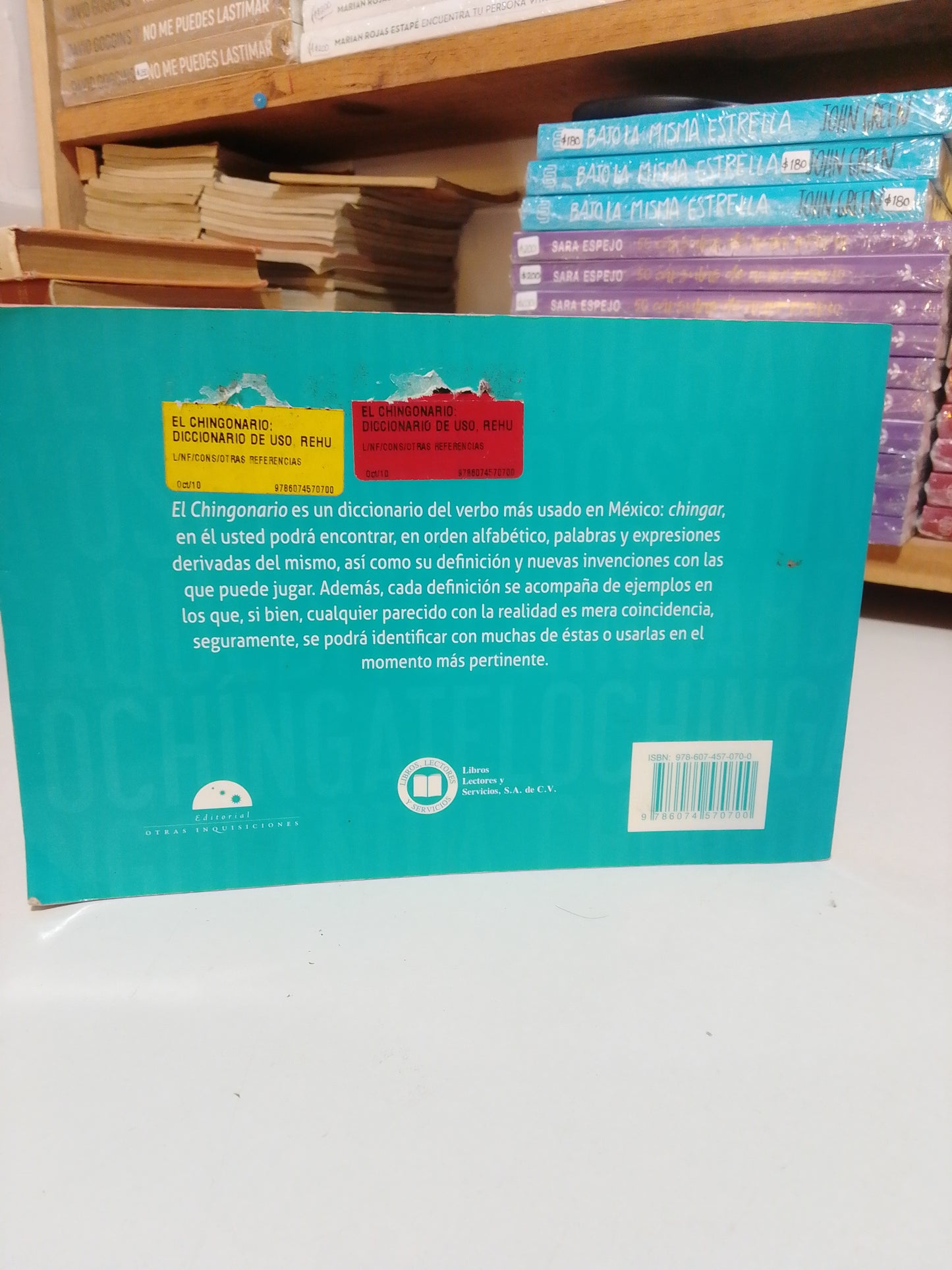 EL CHINGONARIO DICCIONARIO POR MARIA DEL PILAR MONTES DE OCA USADO NOVELA JUAREZ