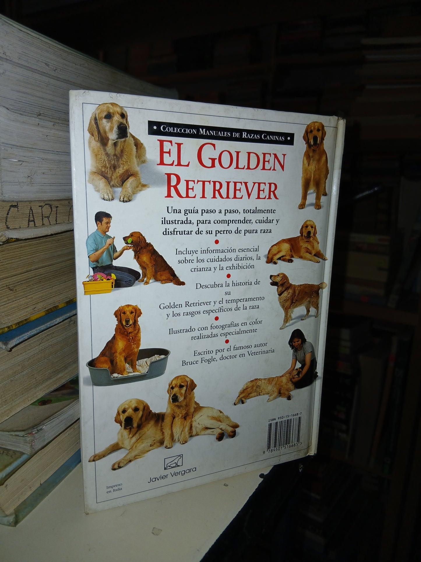 EL GOLDEN RETRIEVER POR BRUCE FOGLE USADO BIOLOGÍA LITERARIO 207