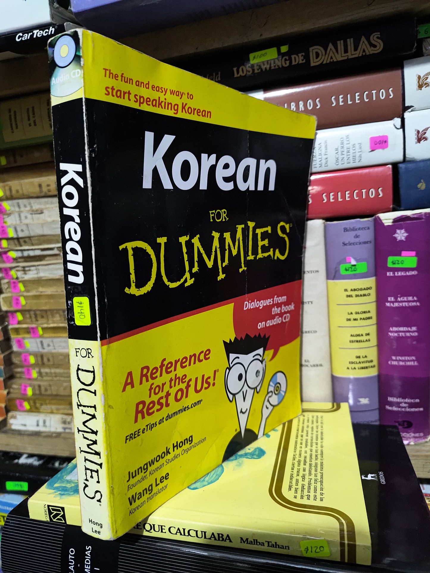 KOREAN FOR DUMMIES POR JUNWOOK HONG USADO IDIOMAS JUAREZ 507