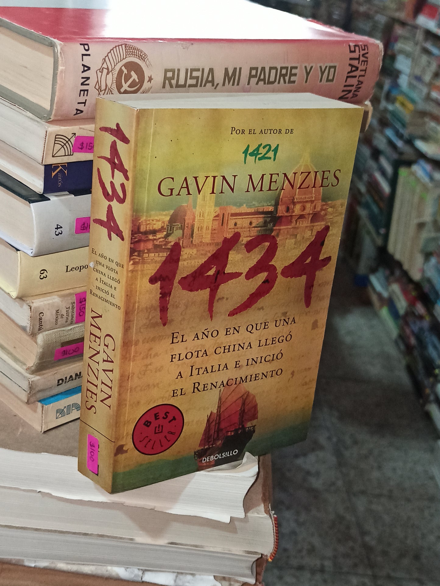 1434 POR GAVIN MENZIES USADO NOVELAS ALDAMA
