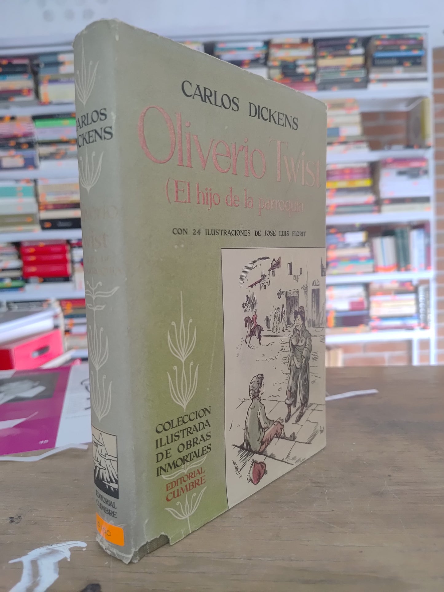 OLIVERO TWIST EL HIJO DE LA PARROQUIA POR CARLOS DICKENS USADO NOVELAS JUAREZ 515