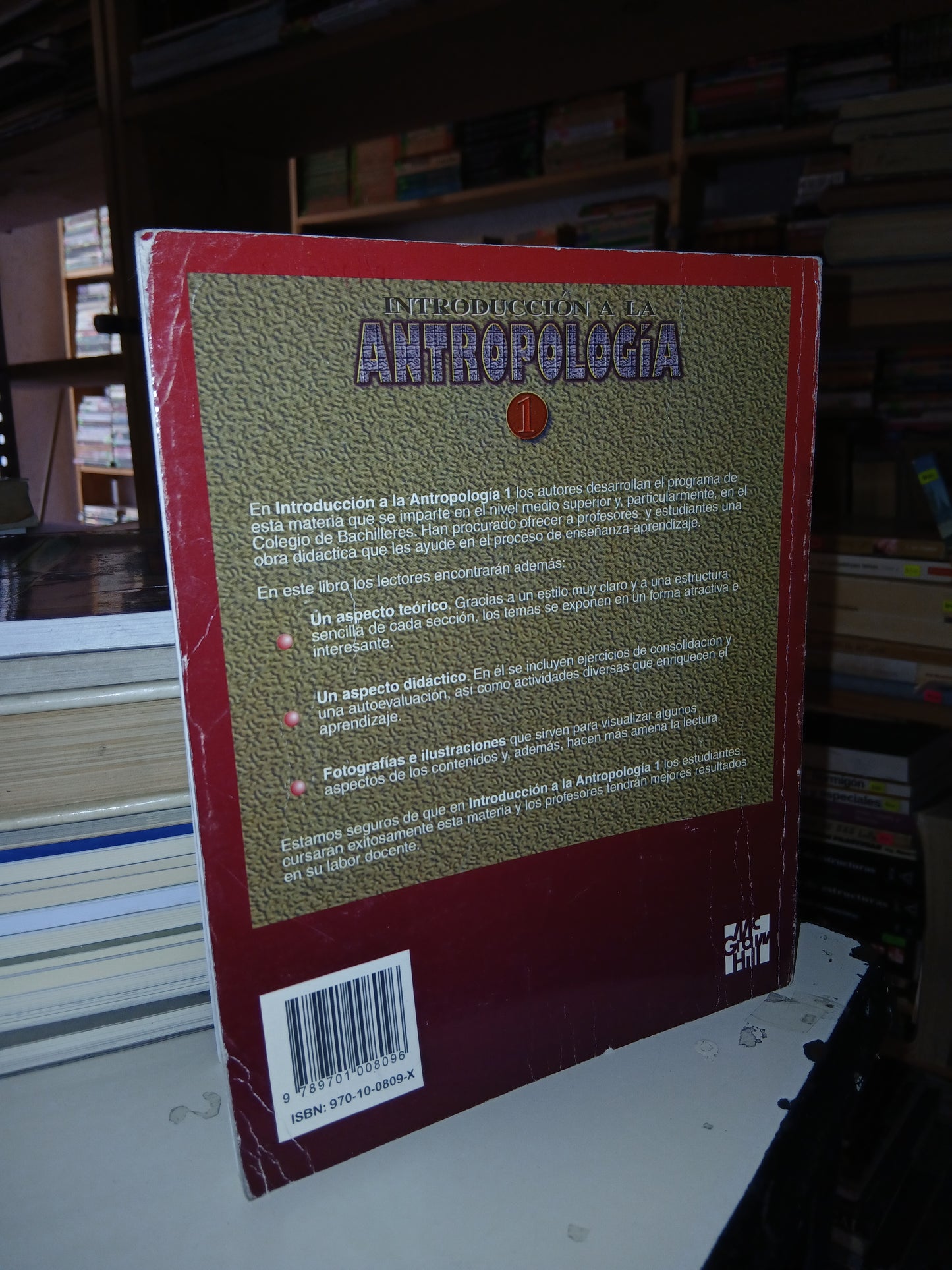 INTRODUCCIÓN A LA ANTROPOLOGÍA 1 POR JUÁREZ INFANTE Y SERDÁN CONTRERAS USADO ANTROPOLOGÍA LITERARIO 207