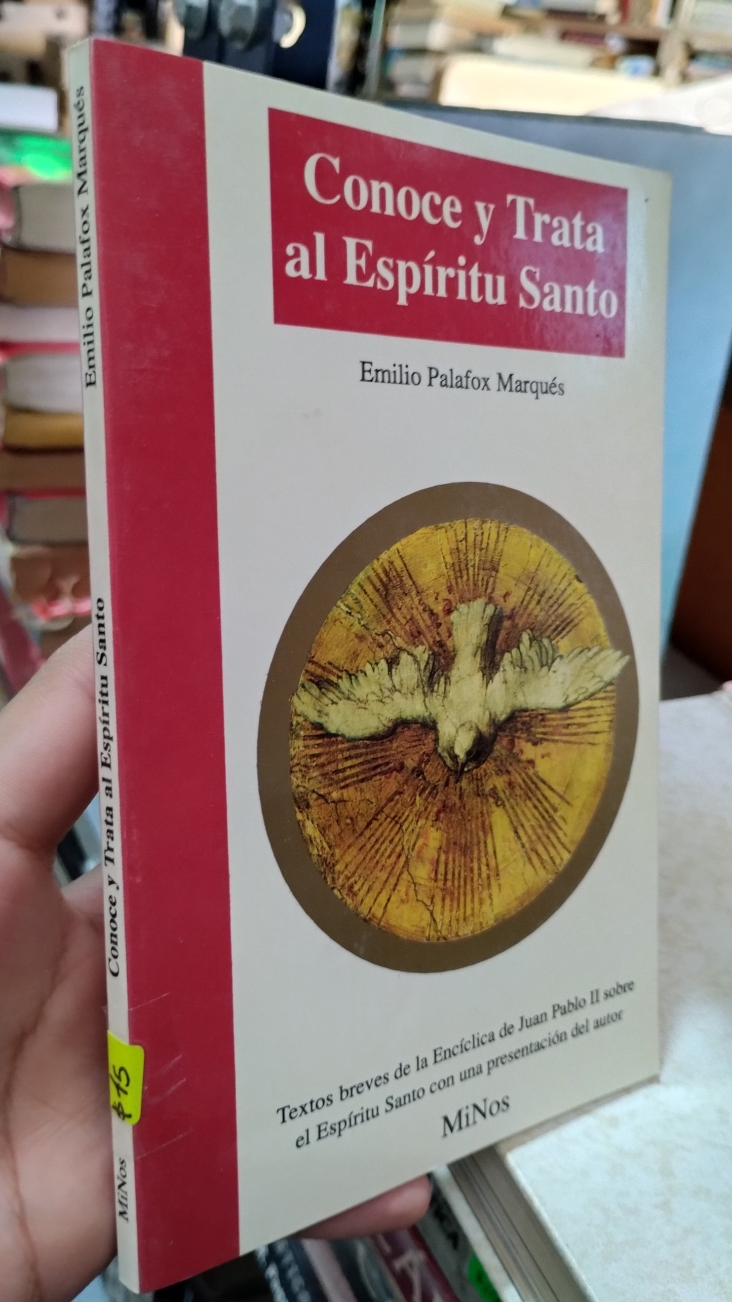 CONOCE Y TRATA AL ESPIRITU SANTO POR EMILIO PALAFOX MARQUES LIBRO USADO RELIGION ALDAMA