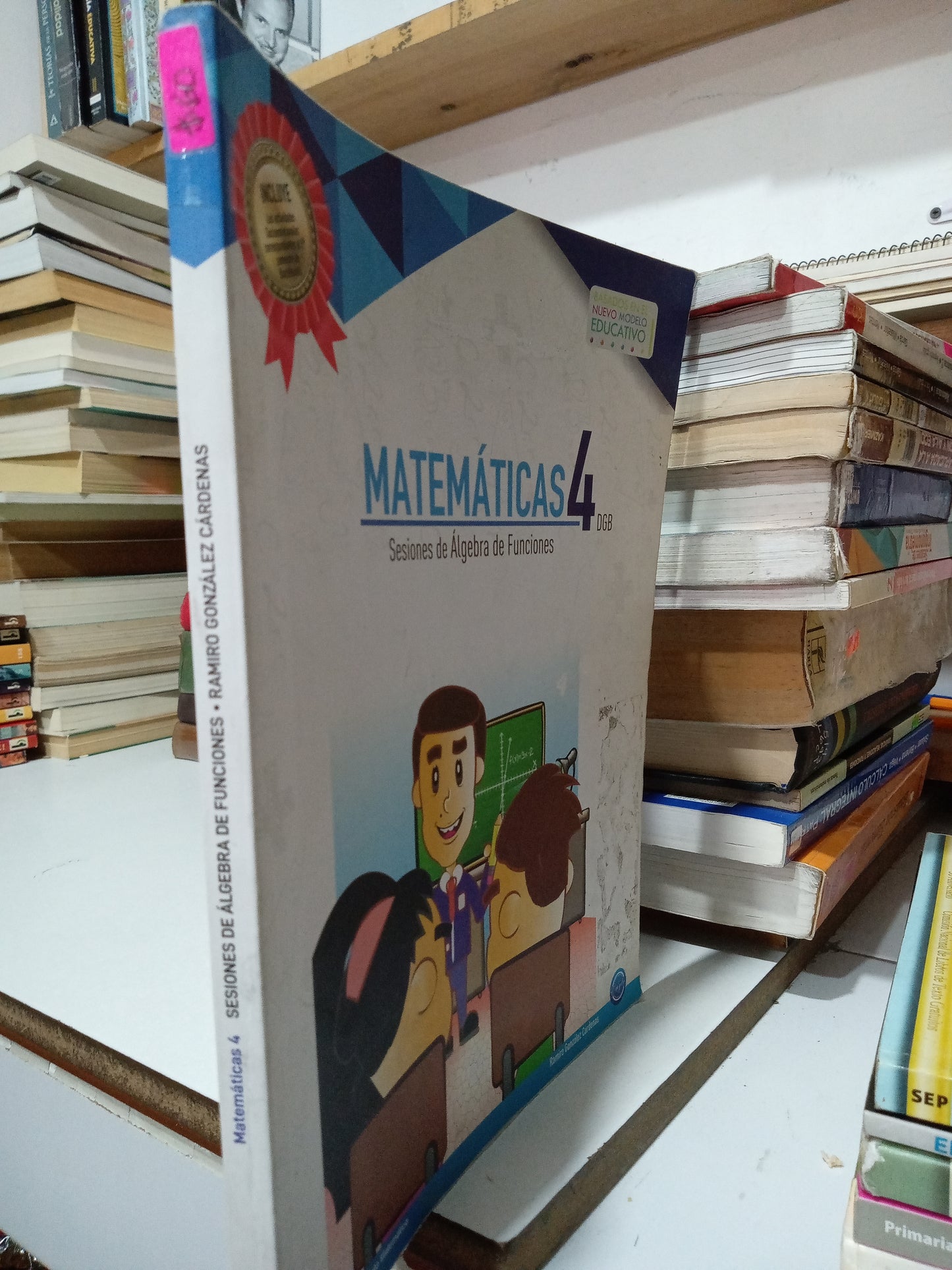 MATEMÁTICAS 4 SESIONES DE ÁLGEBRA DE FUNCIONES POR RAMIRO GONZÁLEZ CÁRDENAS USADO MATEMÁTICAS JUÁREZ