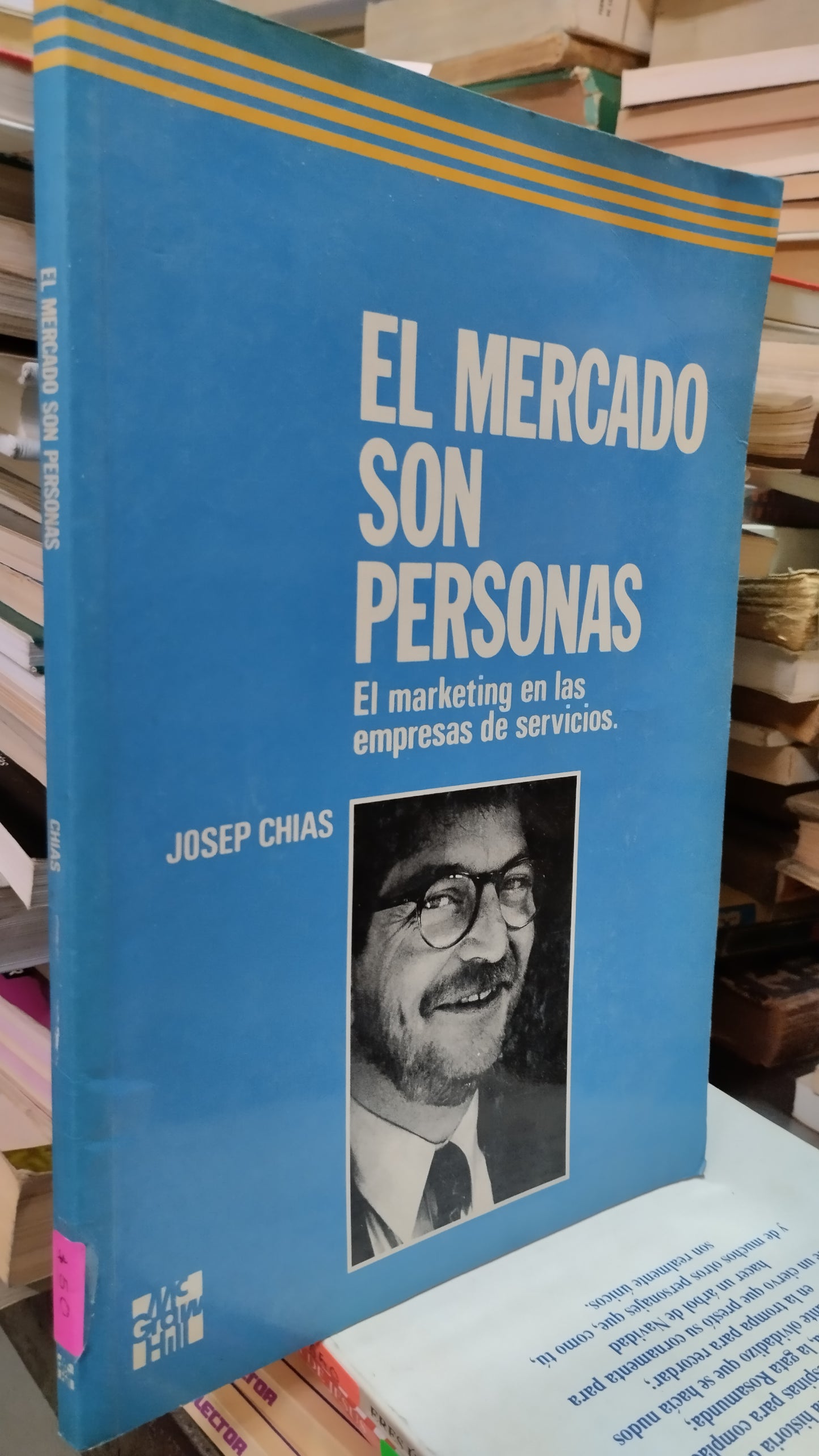 EL MERCADO SON PERSONAS POR JOSEP CHIAS LIBRO USADO SUPERACION PERSONAL ALDAMA
