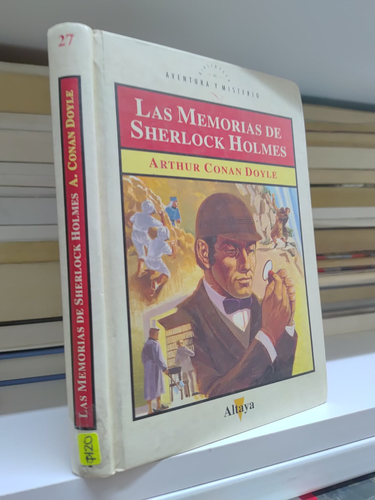 LAS MEMORIAS DE SHERLOCK HOLMES POR ARTHUR CONAN DOYLE USADO NOVELAS JUAREZ 515