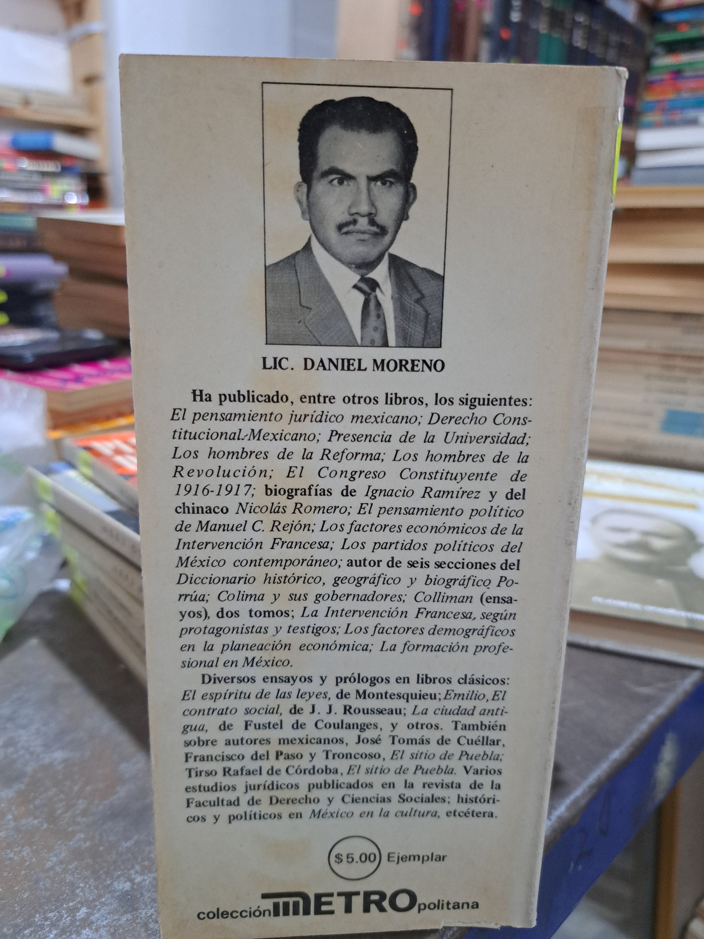 RAICES IDEOLOGICAS DE LA CONSTITUCION DE 1917 DANIEL MORENO USADO HISTORIA ALDAMA