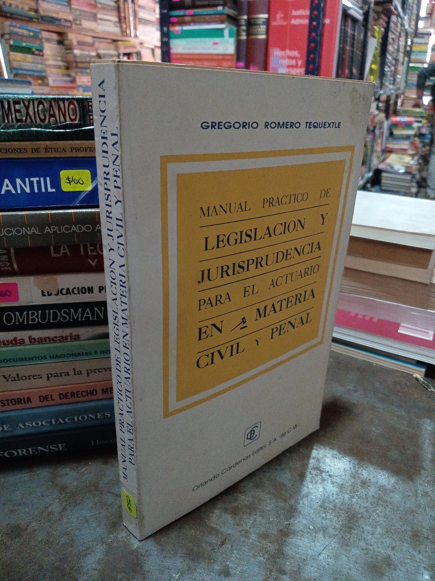LEGISLACION Y JURISPRUDENCIA PARA EL ACTUARIO RN MATERIA CIVIL Y PENAL USADO DERECHO ALDAMA