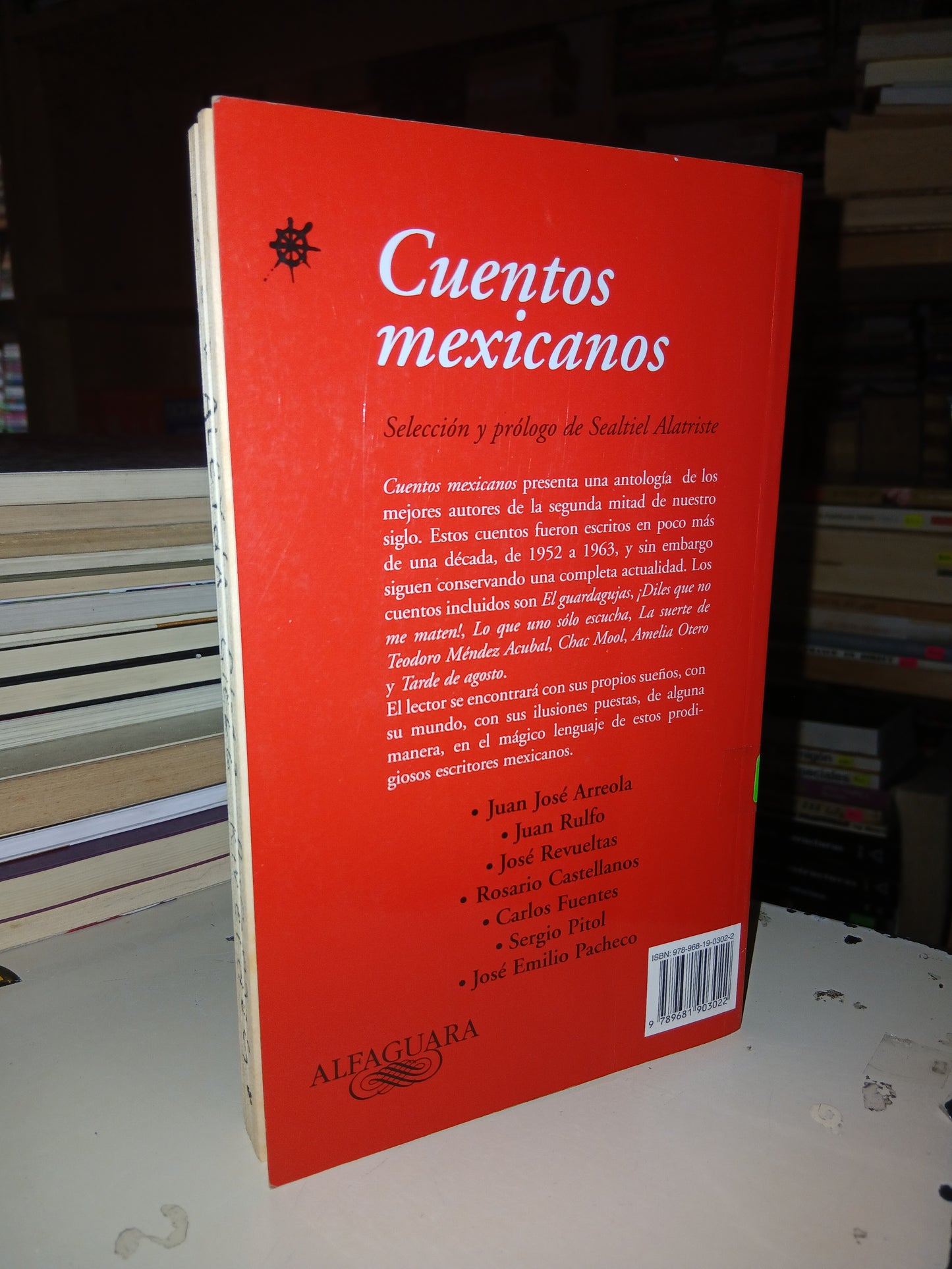CUENTOS MEXICANOS ANTOLOGÍA SELECCIÓN DE SEALTIEL ALATRISTE USADO ANTOLOGÍA LITERARIO 207