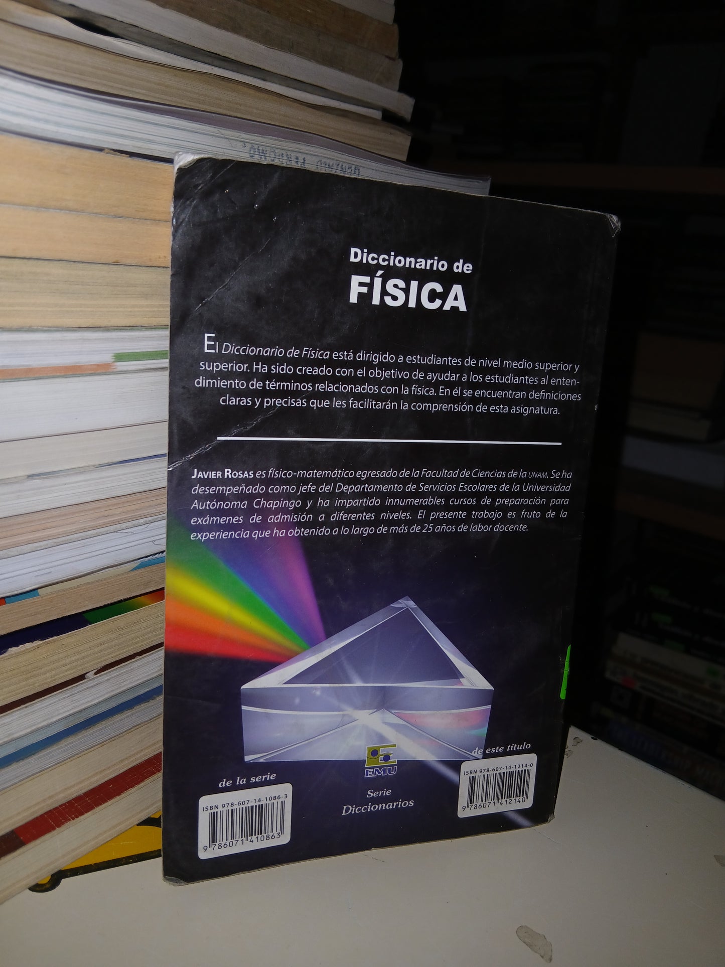 DICCIONARIO DE FÍSICA POR JAVIER ROSAS USADO FÍSICA LITERARIO 207