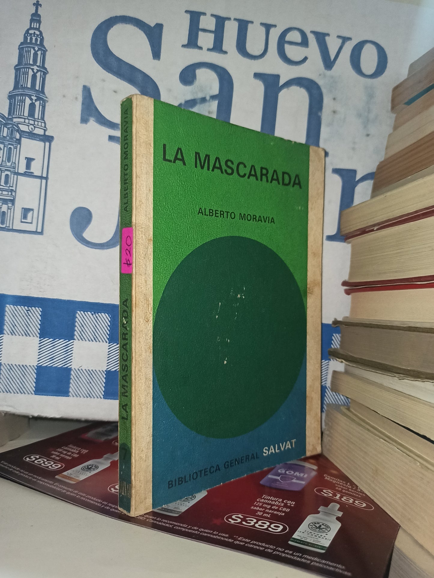 LA MASCARADA POR ALBERTO MOROVIA USADO NOVELAS ALDAMA