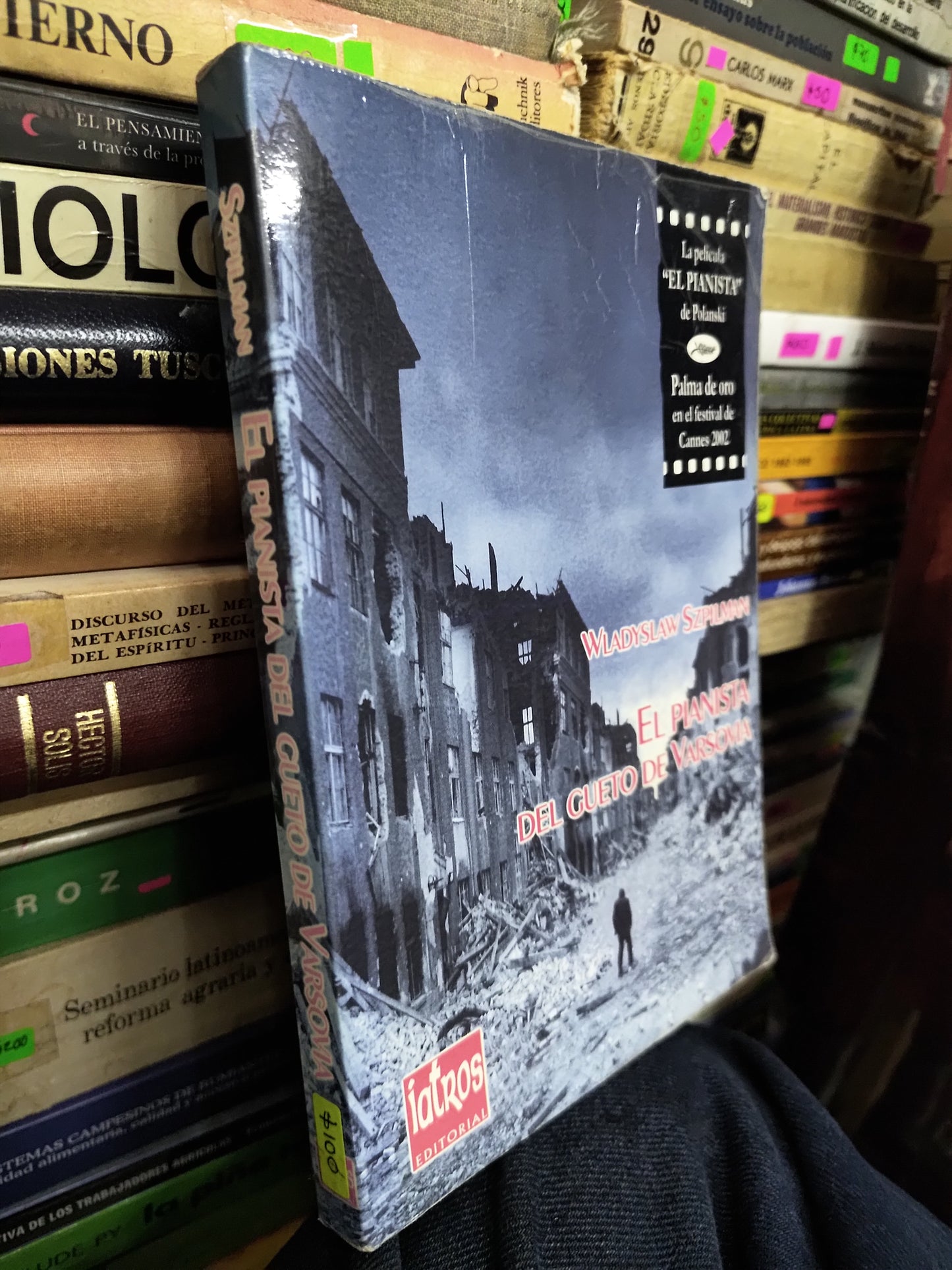EL PIANISTA DEL GUETO DE VARSOVIA POR WLADYSLAW SZPILMAN USADO NOVELAS LITERARIO 207